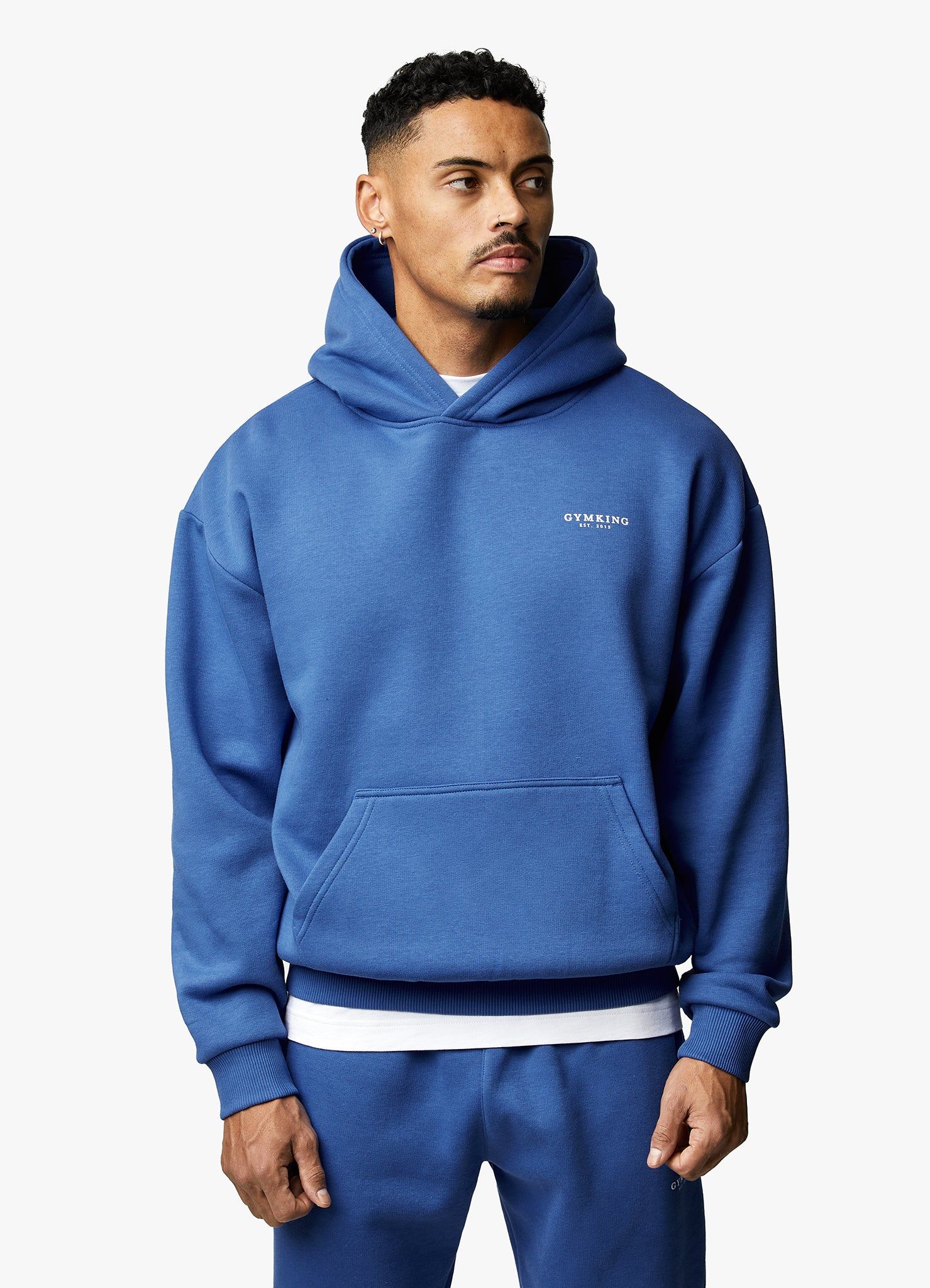 Gym King Established Hood - Cobalt Blue sold by The Gym King product image thumbnail 8