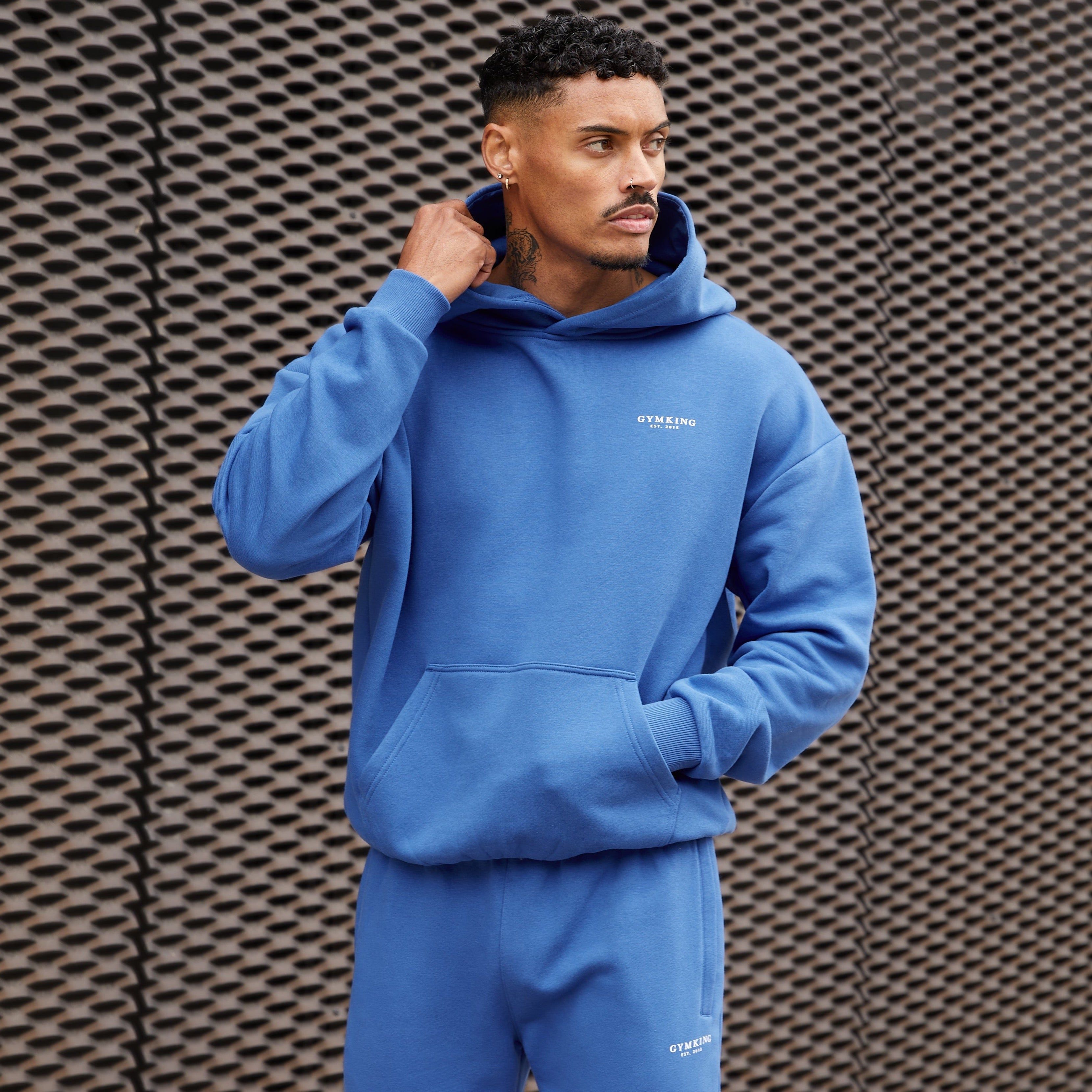 Gym King Established Hood - Cobalt Blue sold by The Gym King product image thumbnail 2