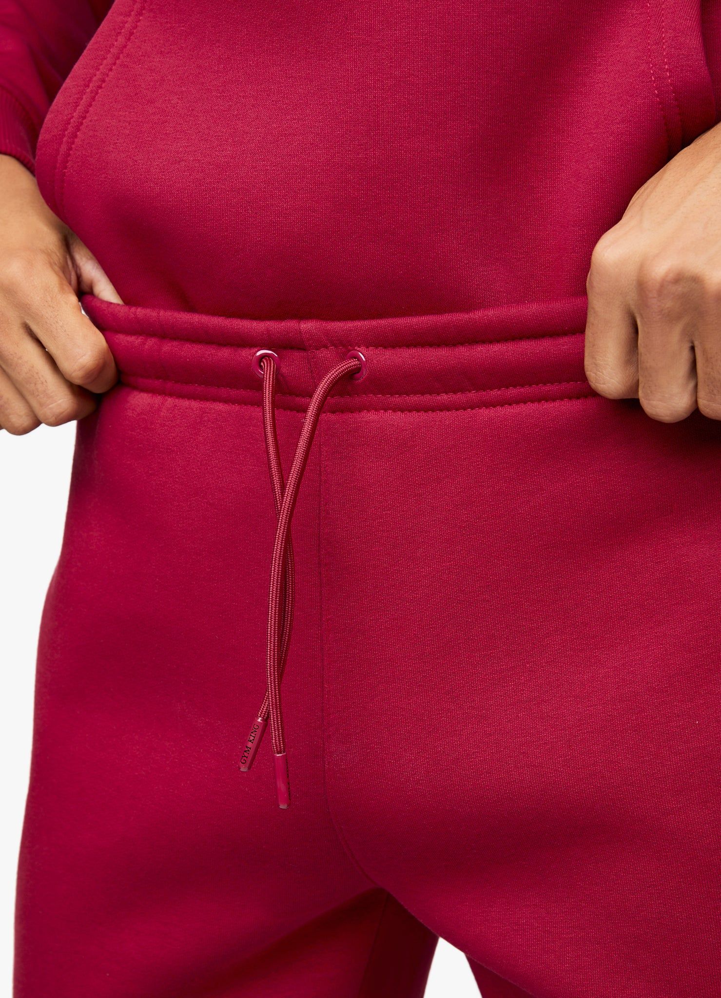 Gym King Fundamental Fleece Jogger - Rhubarb Red sold by The Gym King product image thumbnail 7