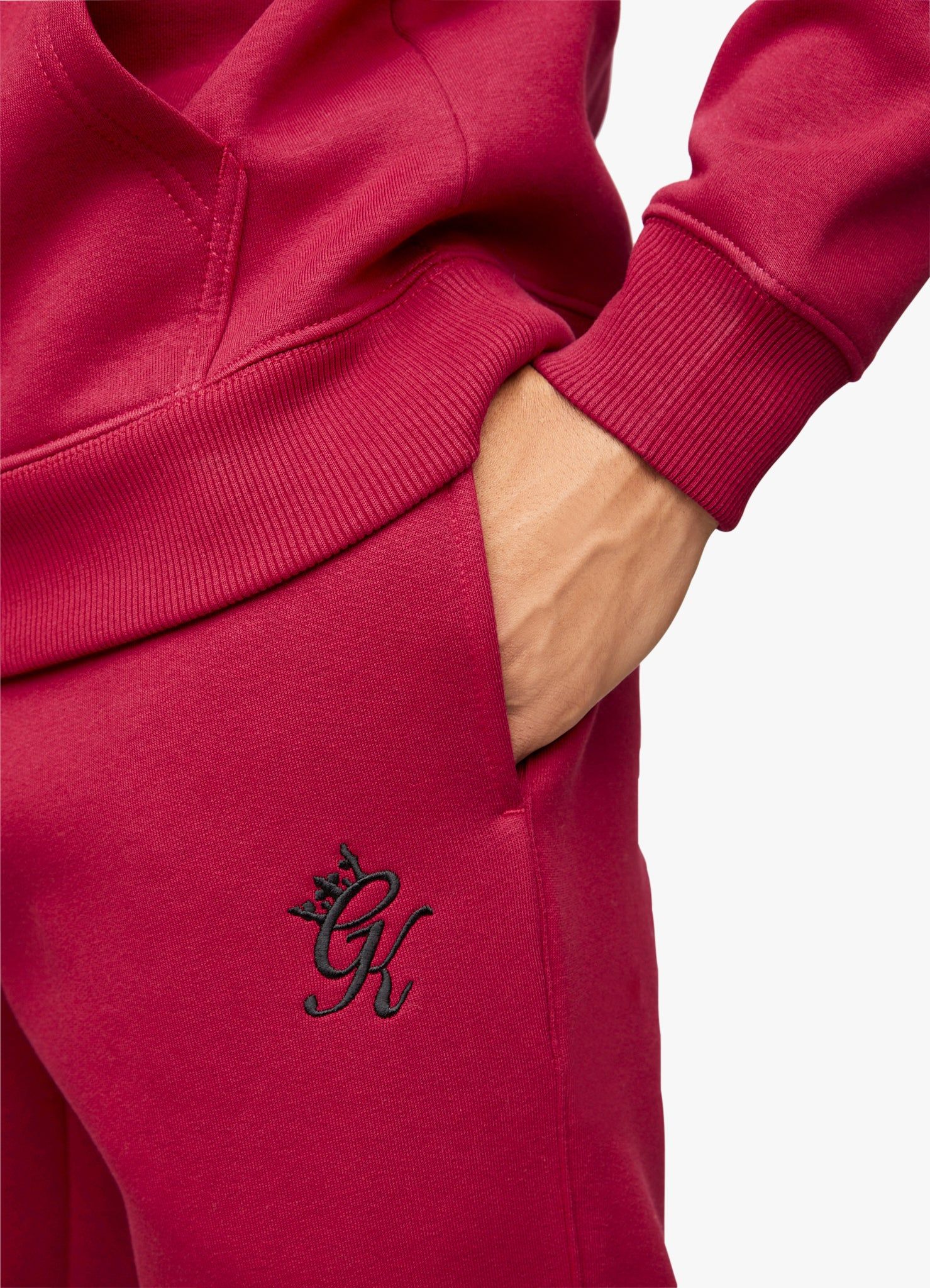 Gym King Fundamental Fleece Jogger - Rhubarb Red sold by The Gym King product image thumbnail 4