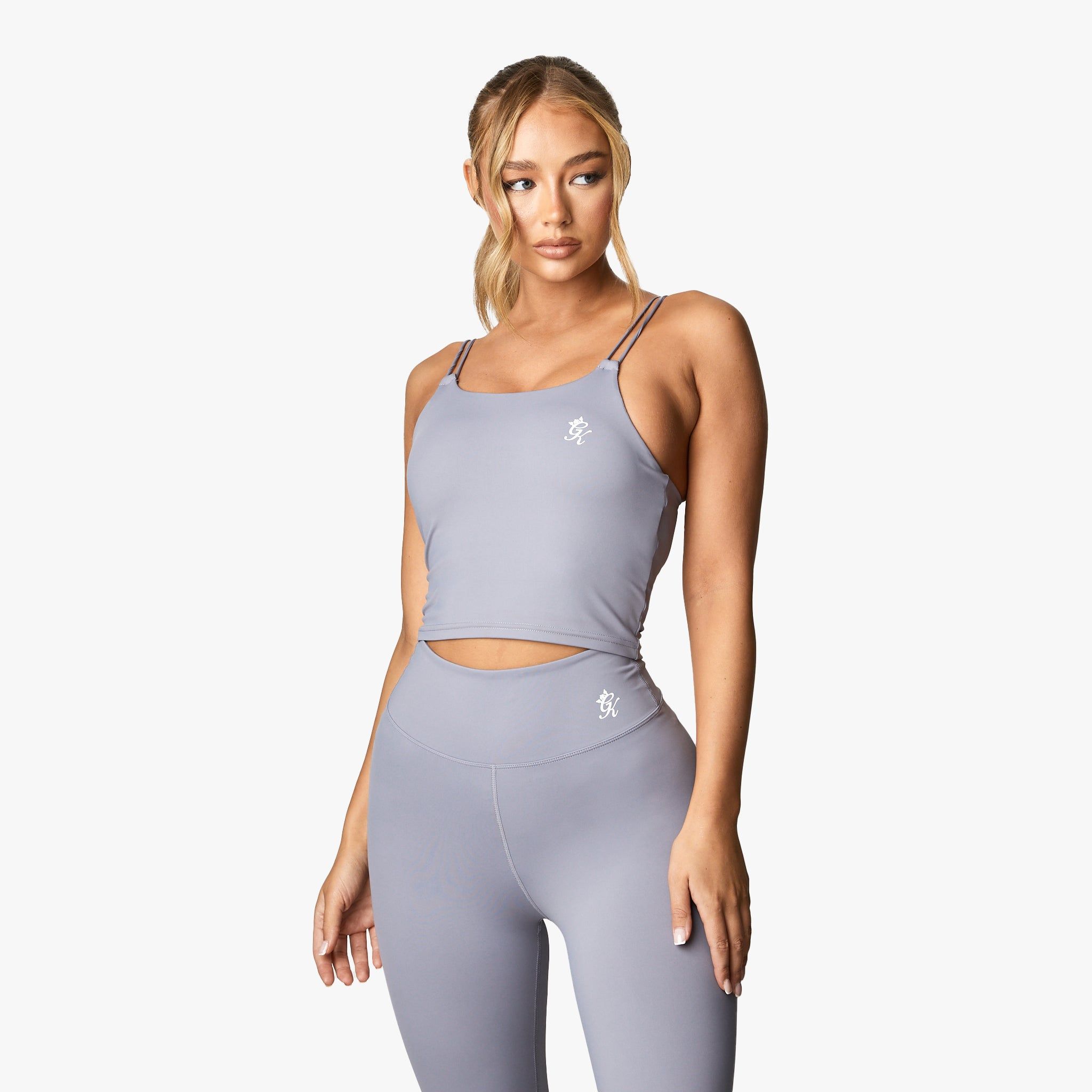 Gym King 365 Long Line Tank - Lavender Grey sold by The Gym King product image thumbnail 2