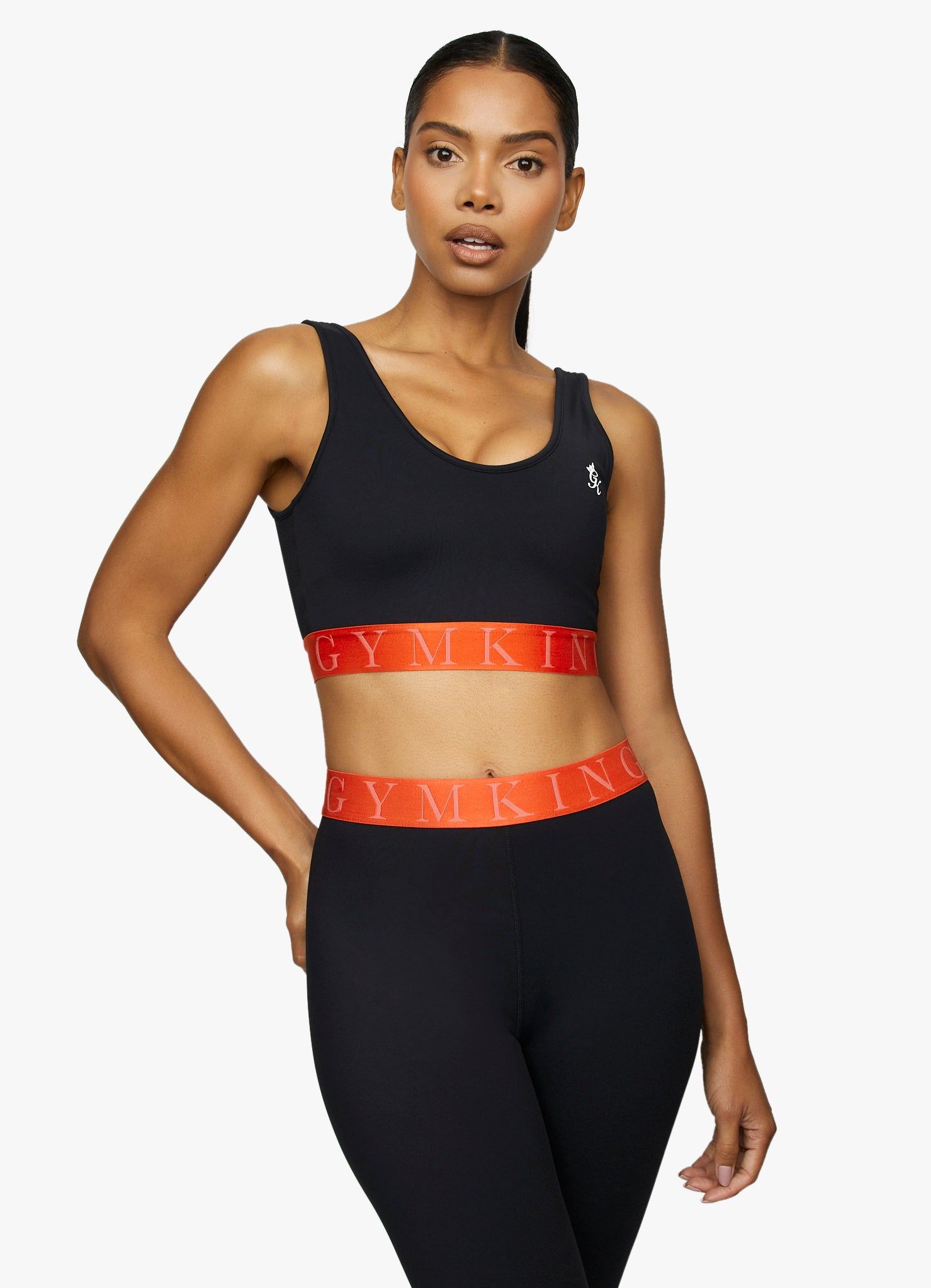 Gym King Impact Sports Bra - Black/Chilli Red sold by The Gym King product image thumbnail 2