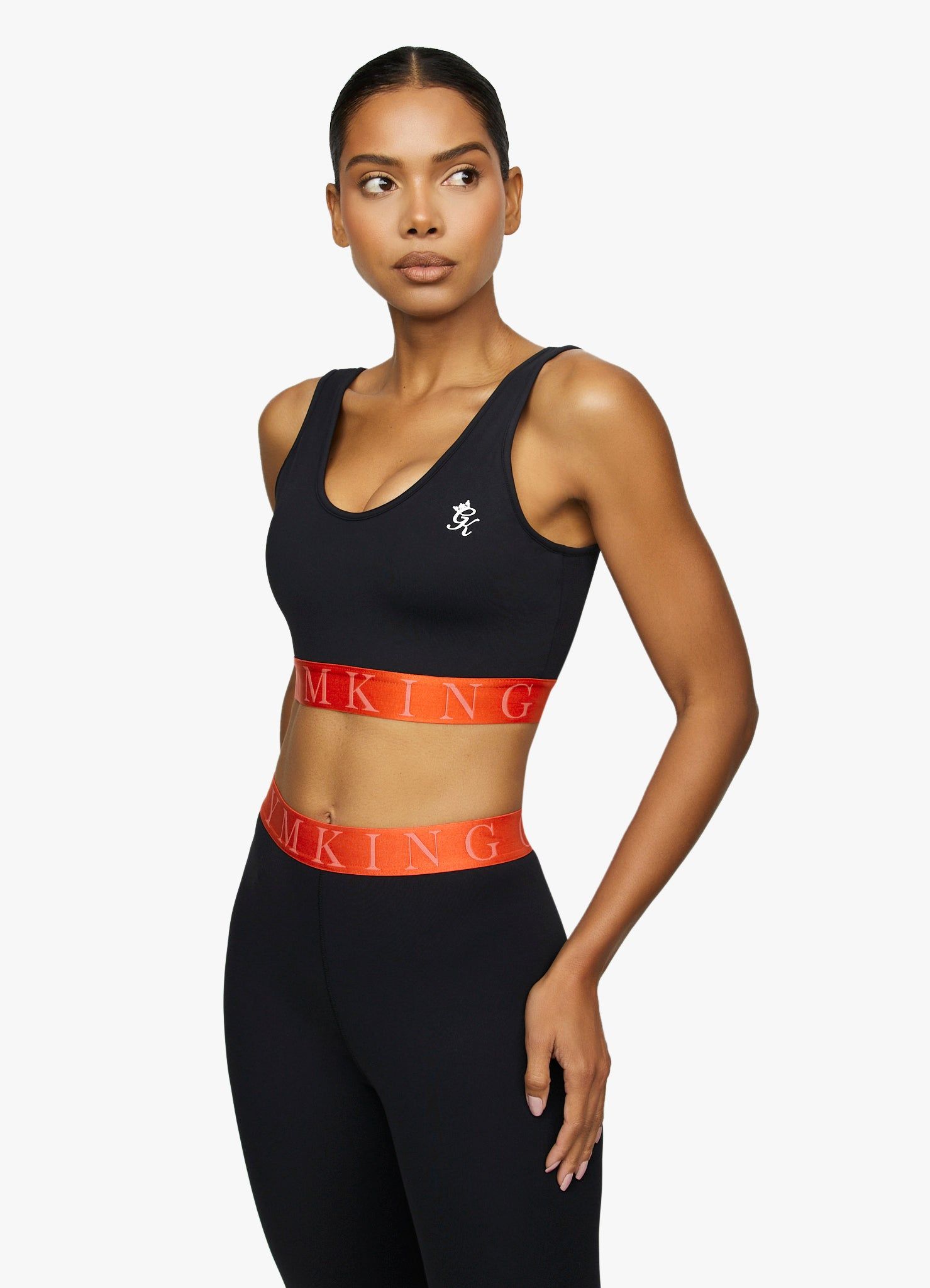 Gym King Impact Sports Bra - Black/Chilli Red sold by The Gym King product image thumbnail 5
