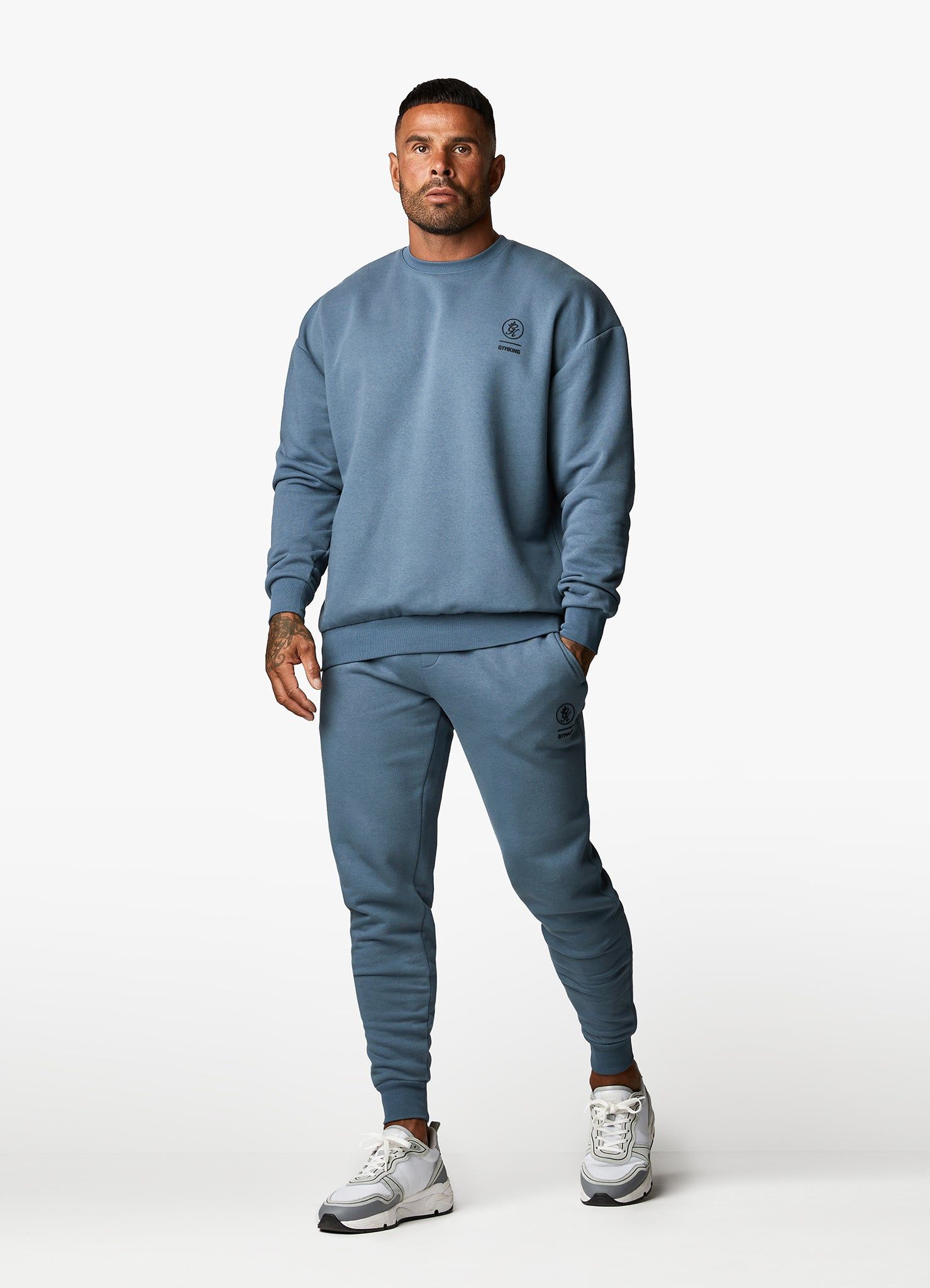 Gym King Aventus Tracksuit - Storm Blue sold by The Gym King product image thumbnail 2