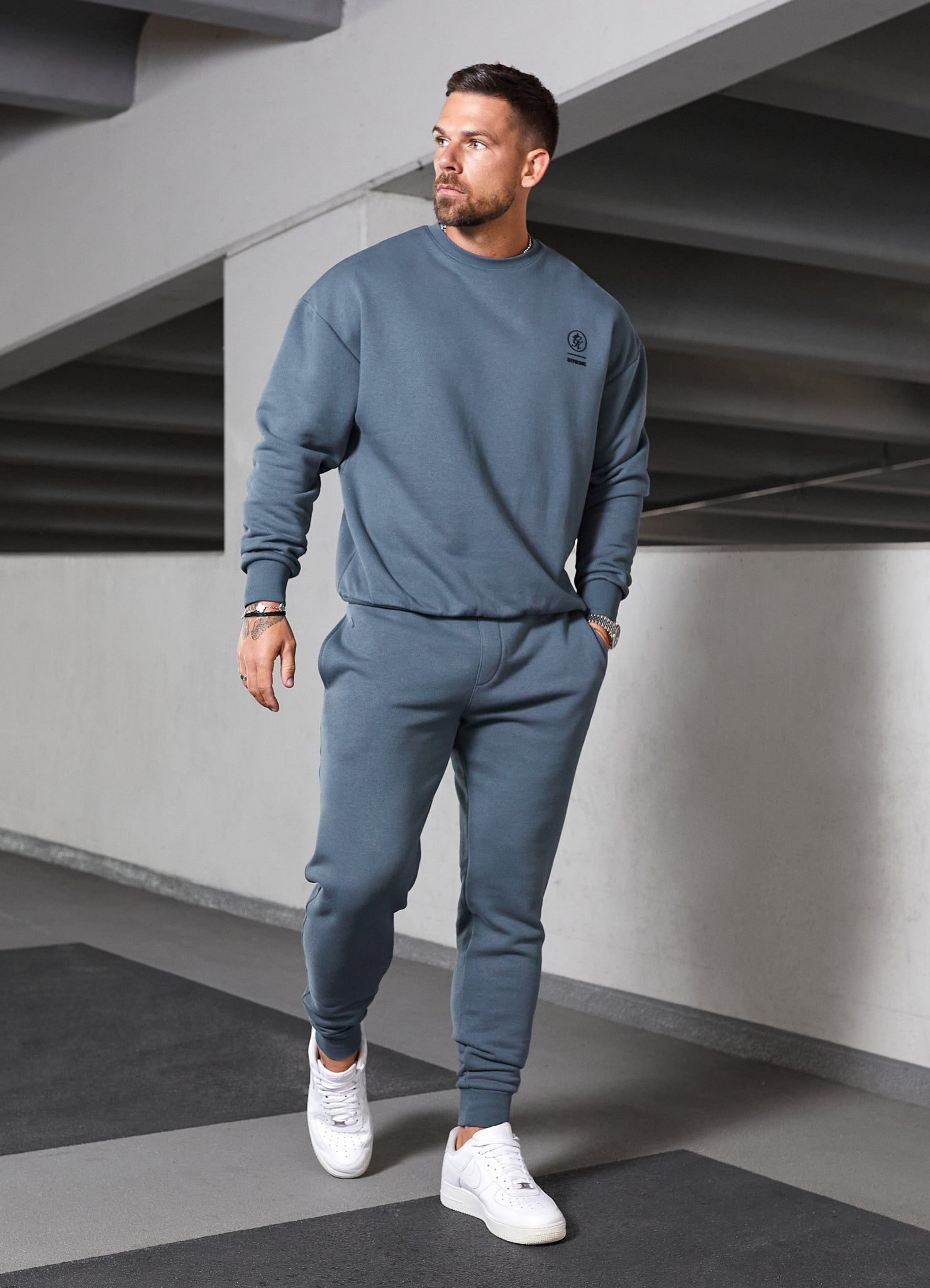 Gym King Aventus Tracksuit - Storm Blue sold by The Gym King