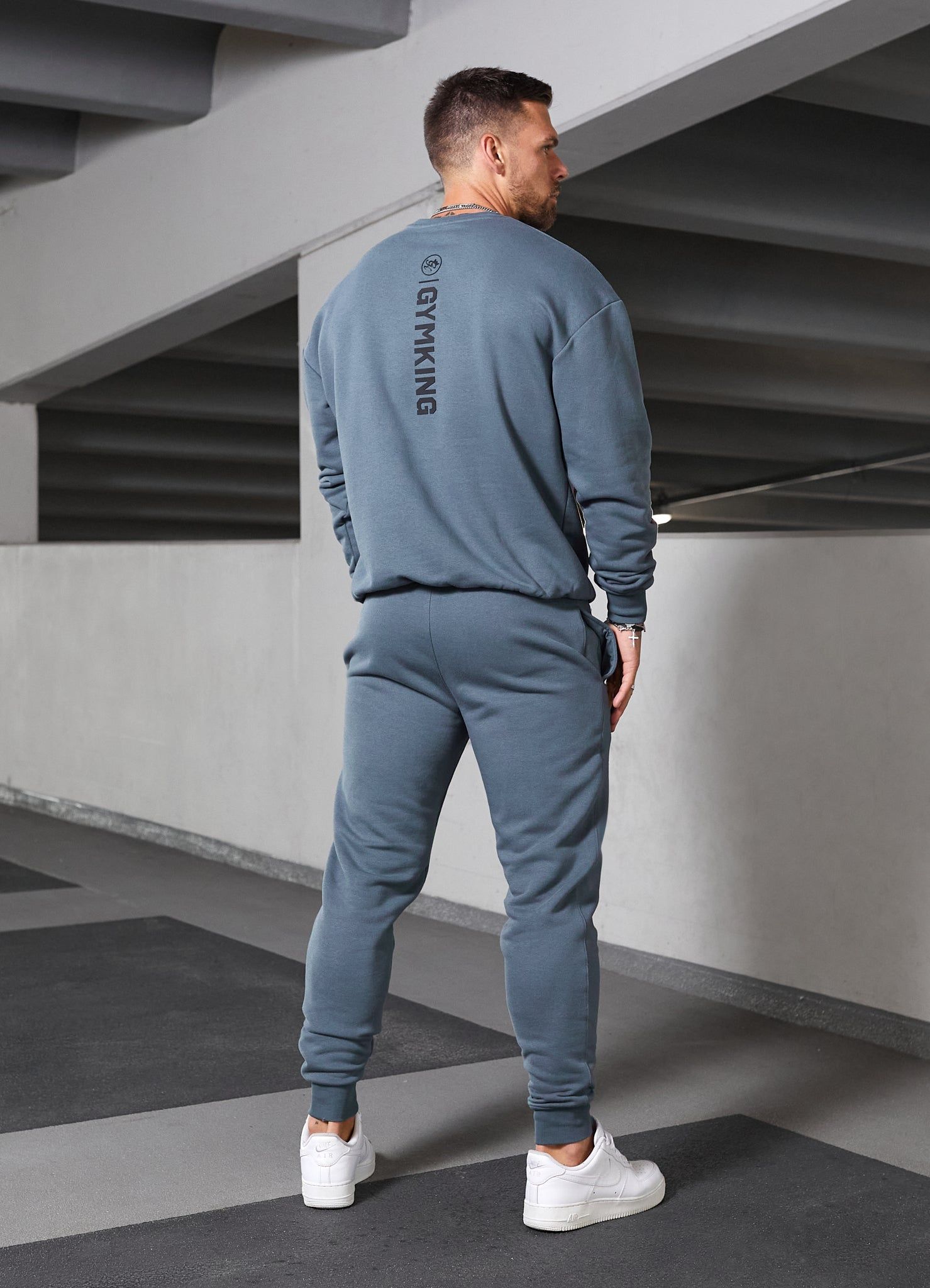 Gym King Aventus Tracksuit - Storm Blue sold by The Gym King product image thumbnail 3