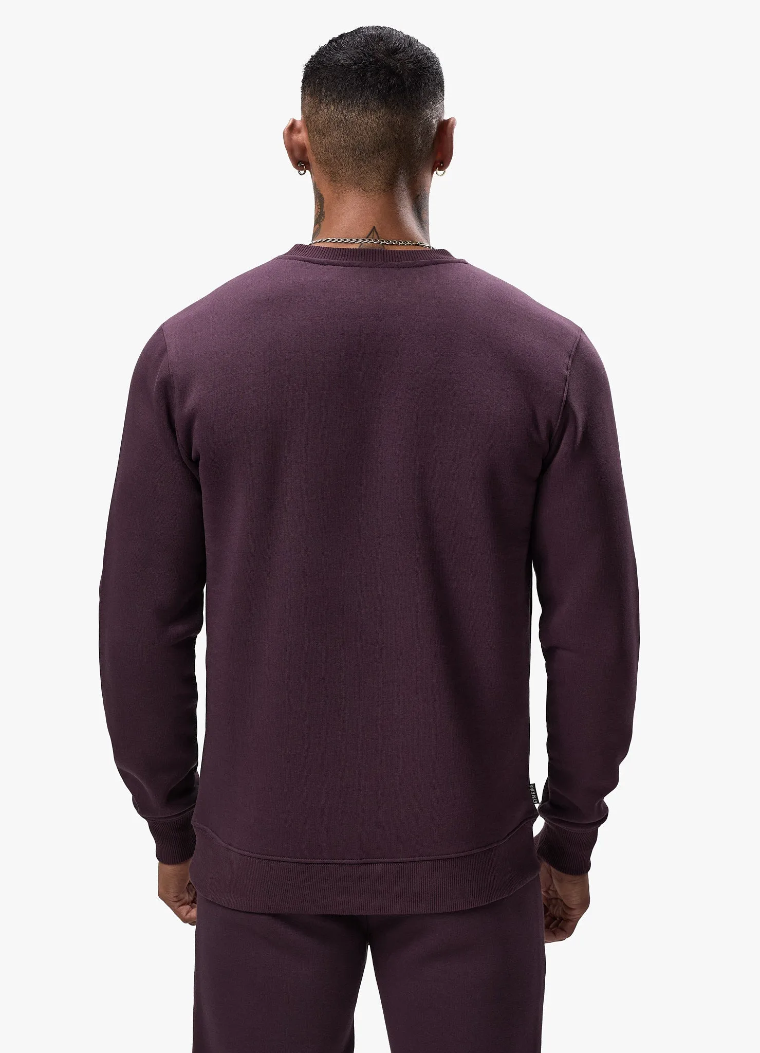 Gym King Fundamental Crew - Deep Plum sold by The Gym King product image thumbnail 4