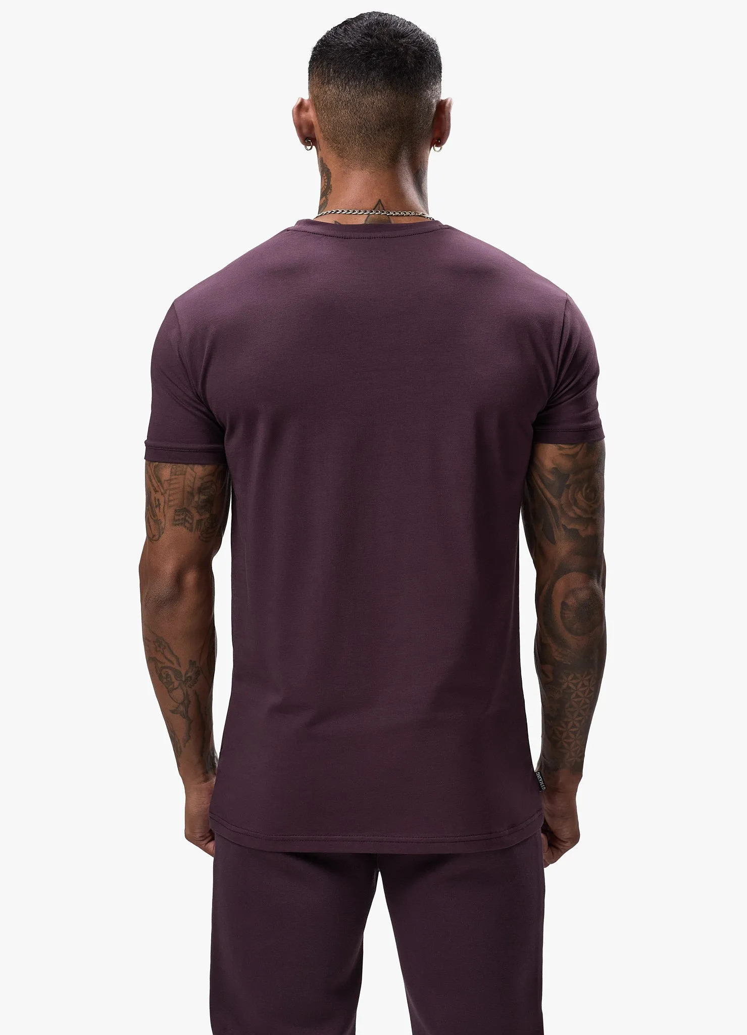 Gym King Fundamental Tee - Deep Plum sold by The Gym King product image thumbnail 4