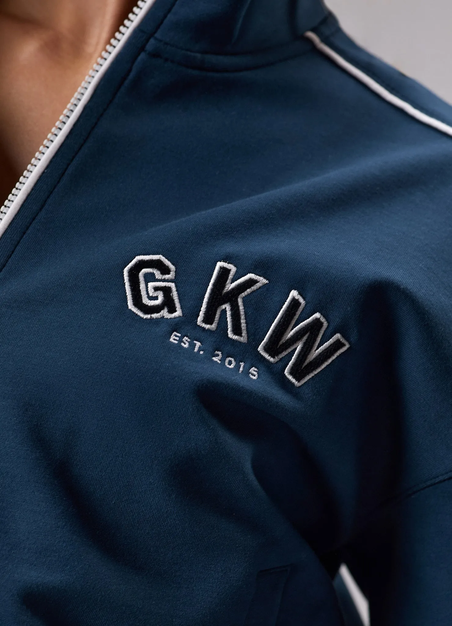 GKW Sports Luxe Track Jacket - Rich Blue sold by The Gym King product image thumbnail 4