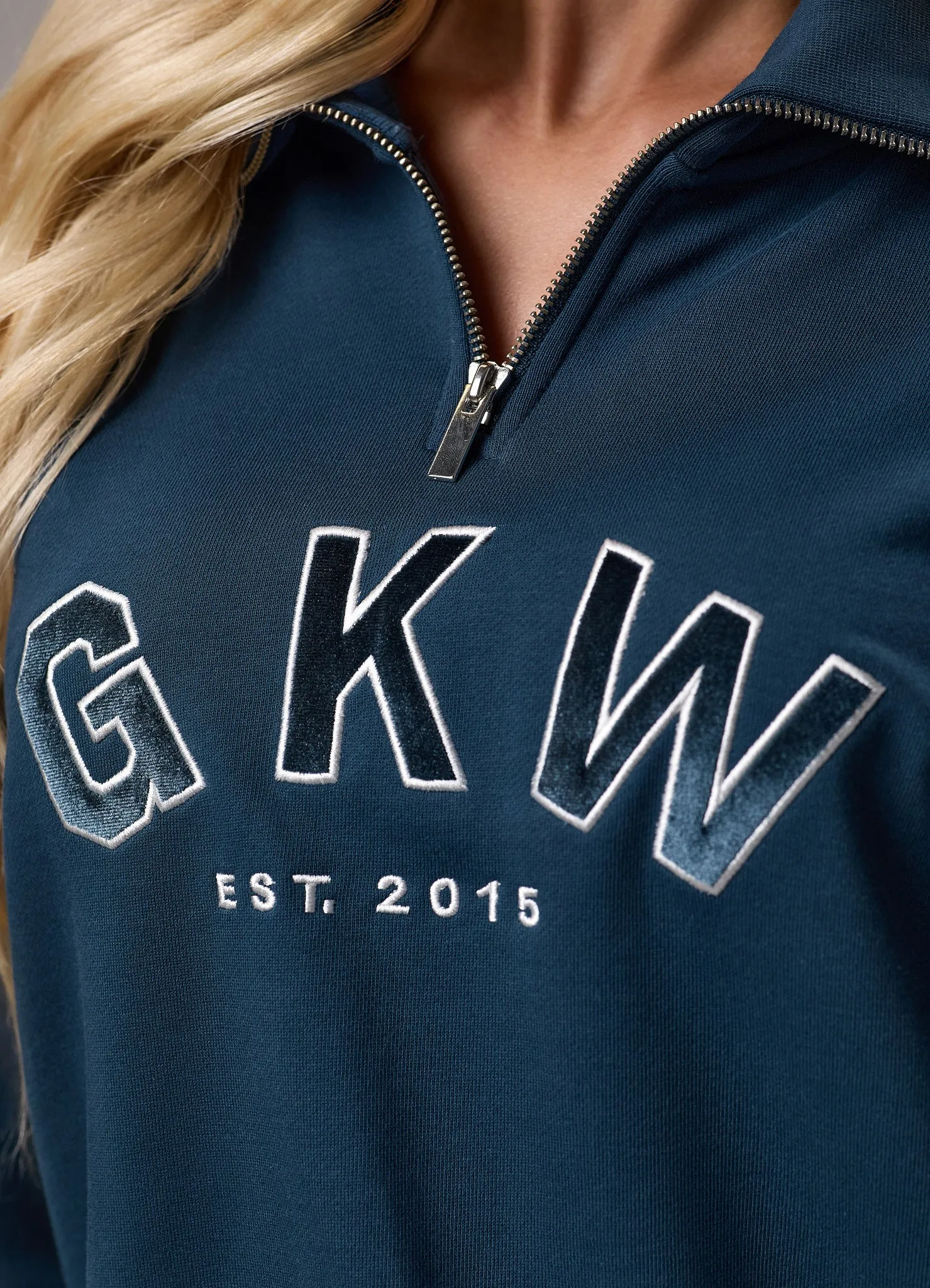 GKW Sports Luxe Rib Collar Funnel - Rich Blue sold by The Gym King product image thumbnail 5