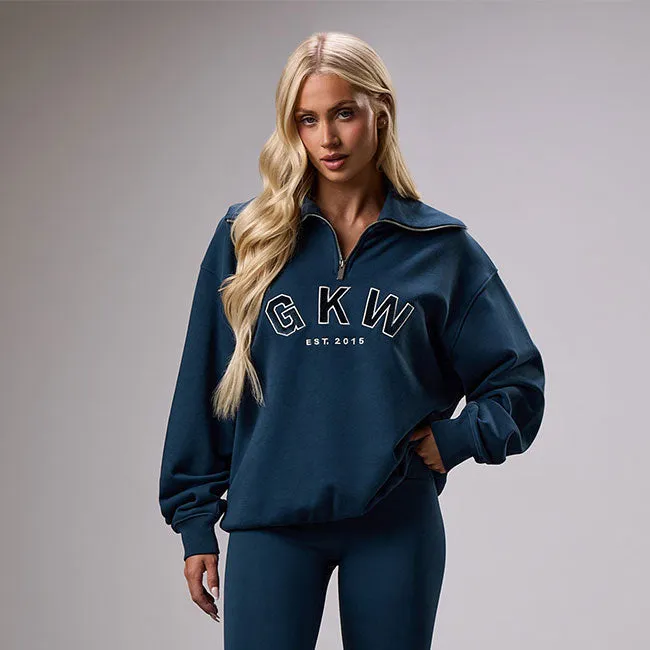 GKW Sports Luxe Rib Collar Funnel - Rich Blue sold by The Gym King product image thumbnail 2