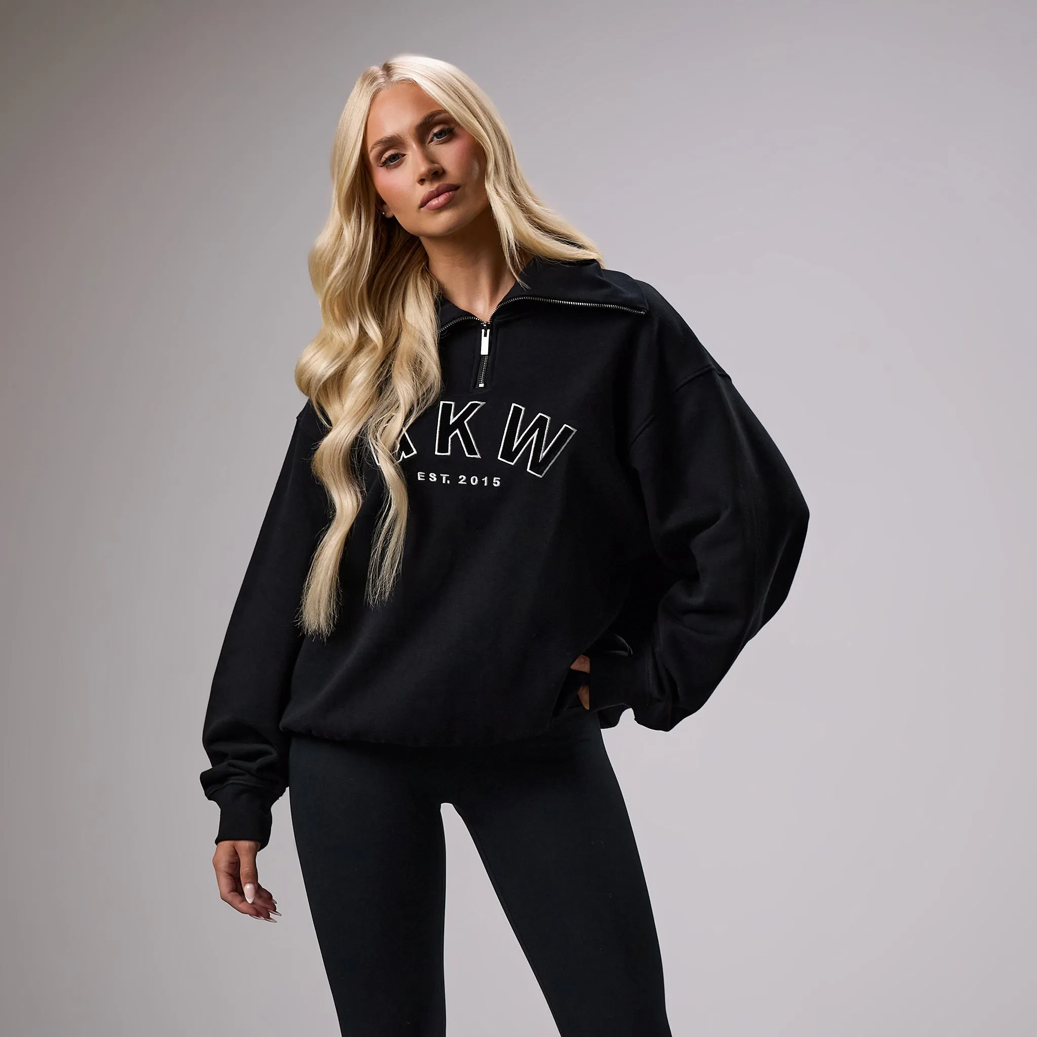 GKW Sports Luxe Rib Collar Funnel - Black sold by The Gym King product image thumbnail 2