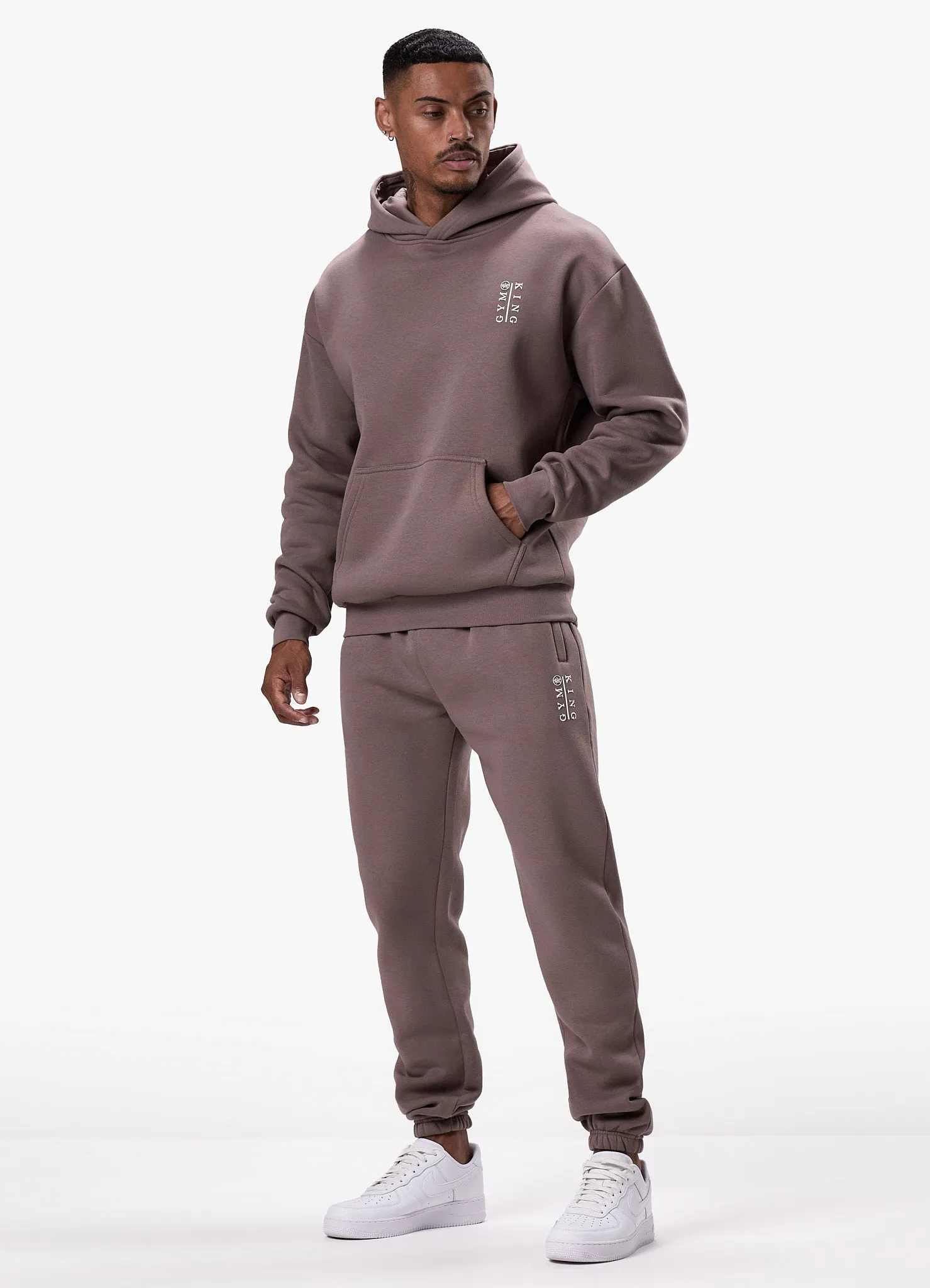 Gym King Division Hood Tracksuit - Iron sold by The Gym King