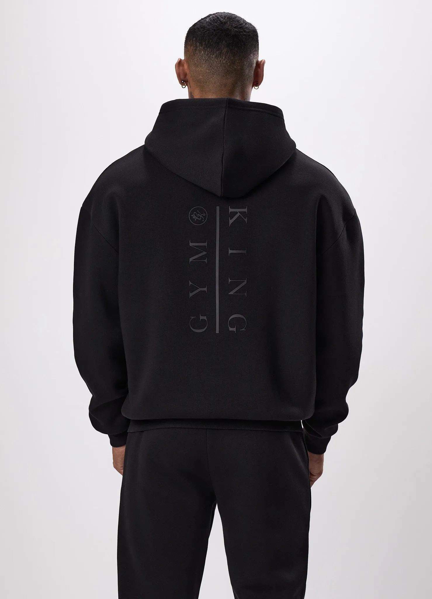 Gym King Division Hood Tracksuit - Black sold by The Gym King product image thumbnail 3