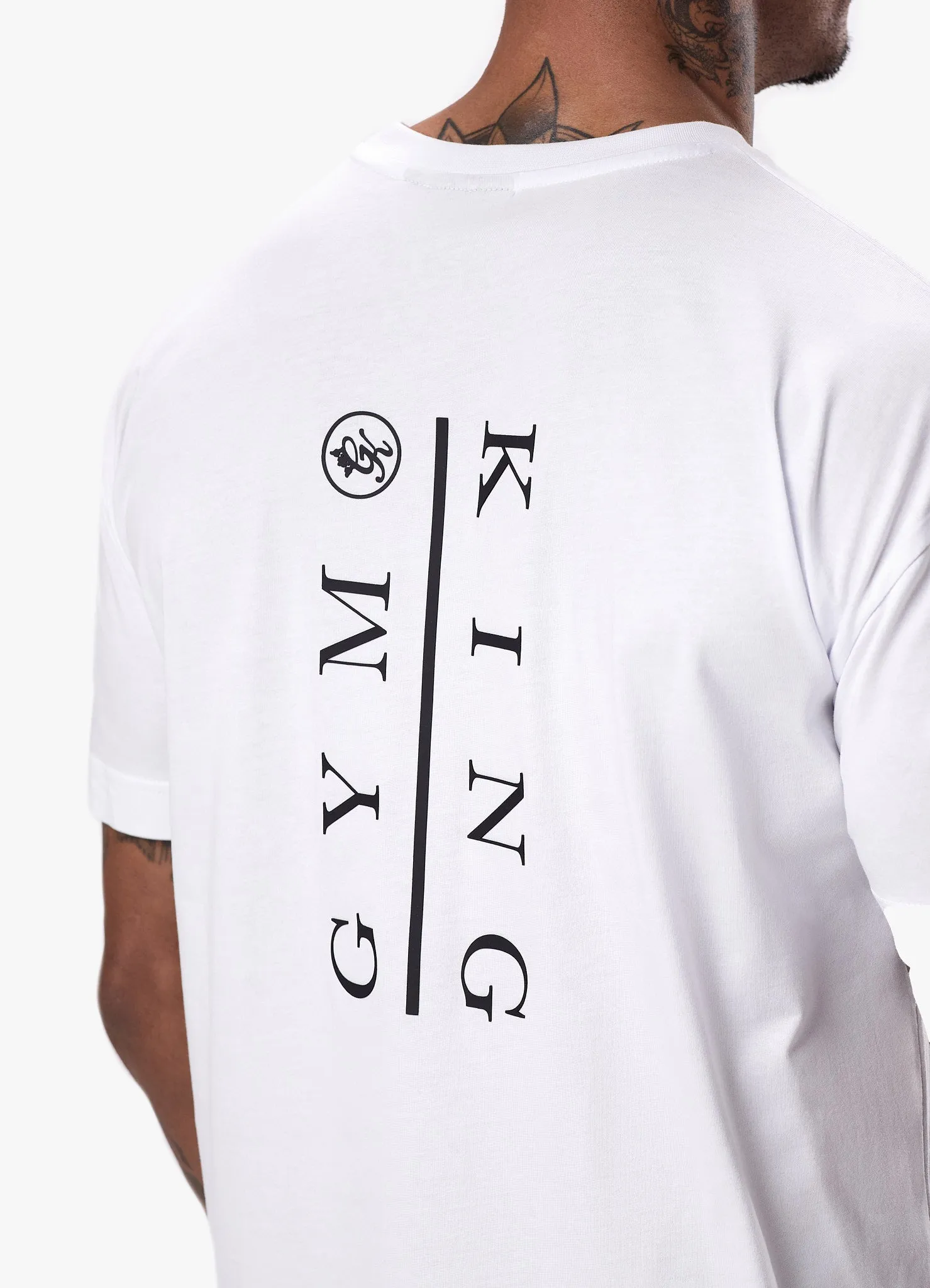 Gym King Division Tee - White sold by The Gym King product image thumbnail 4