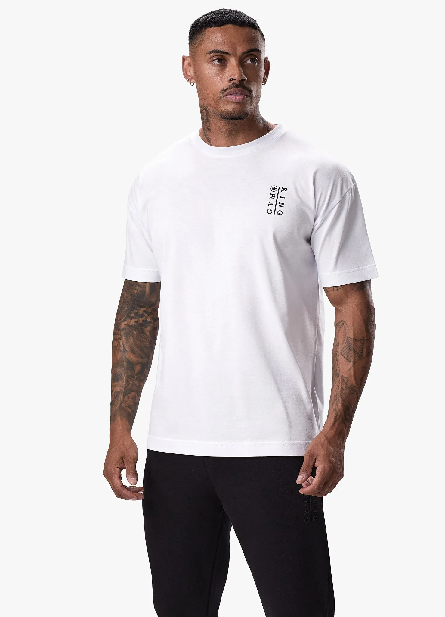 Gym King Division Tee - White sold by The Gym King product image thumbnail 3