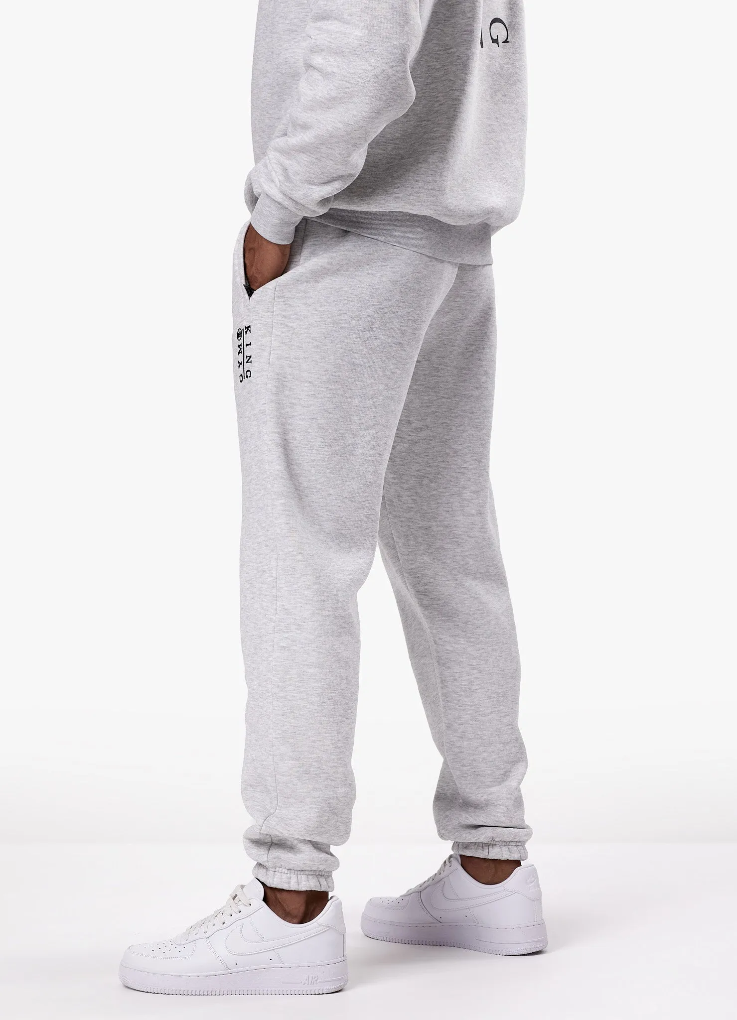 Gym King Division Jogger - Snow Marl sold by The Gym King product image thumbnail 3