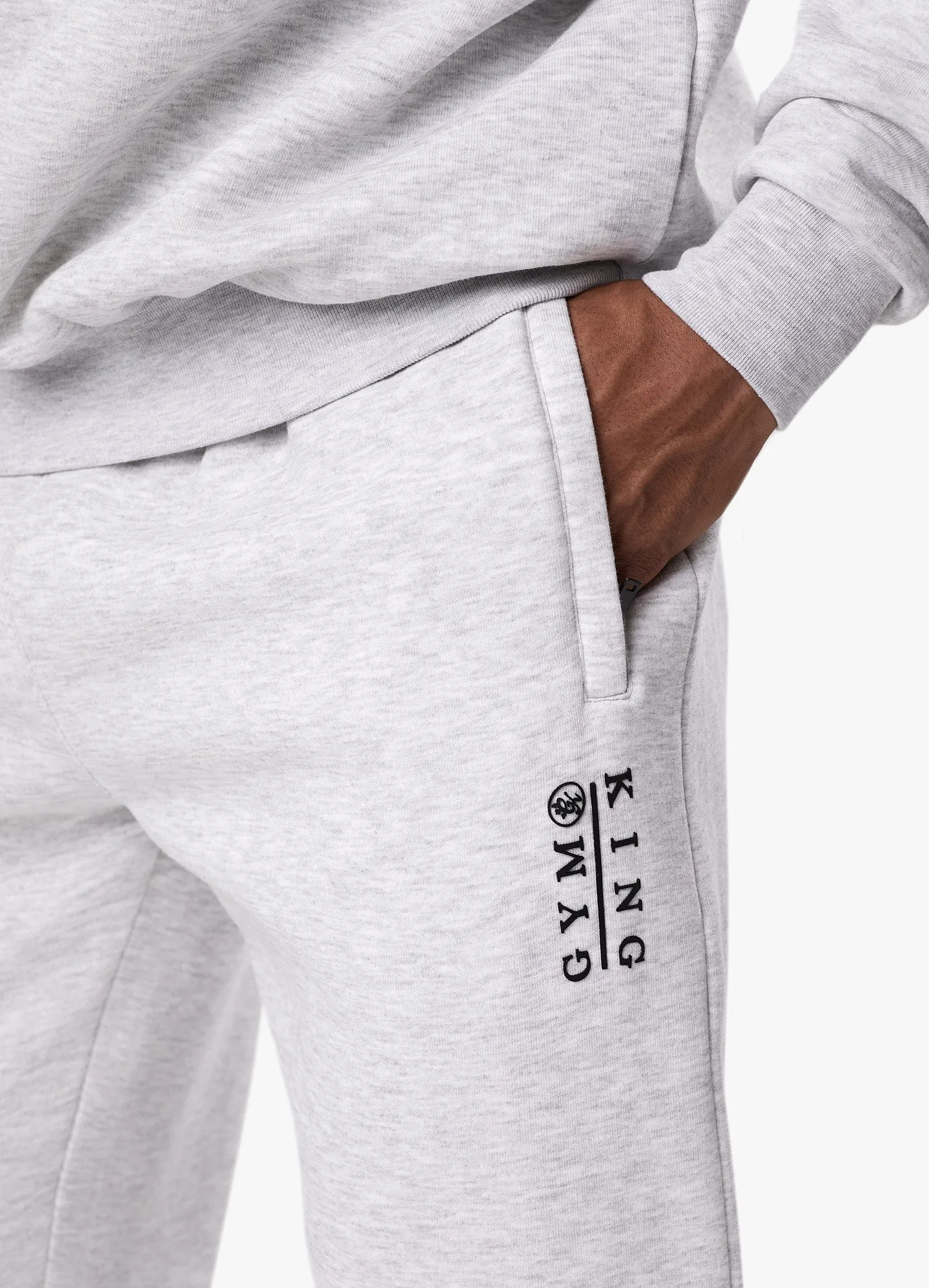 Gym King Division Jogger - Snow Marl sold by The Gym King product image thumbnail 4