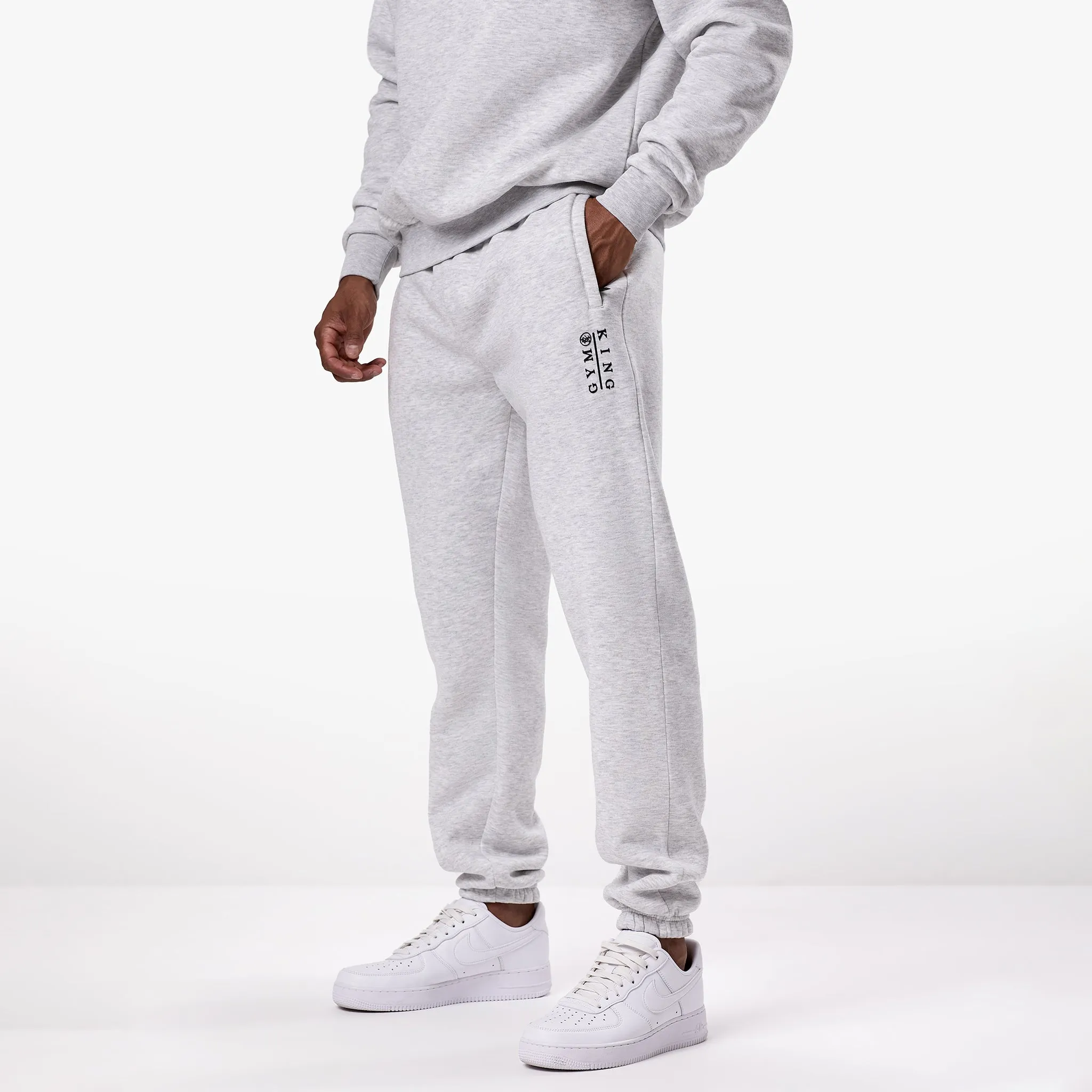 Gym King Division Jogger - Snow Marl sold by The Gym King product image thumbnail 2