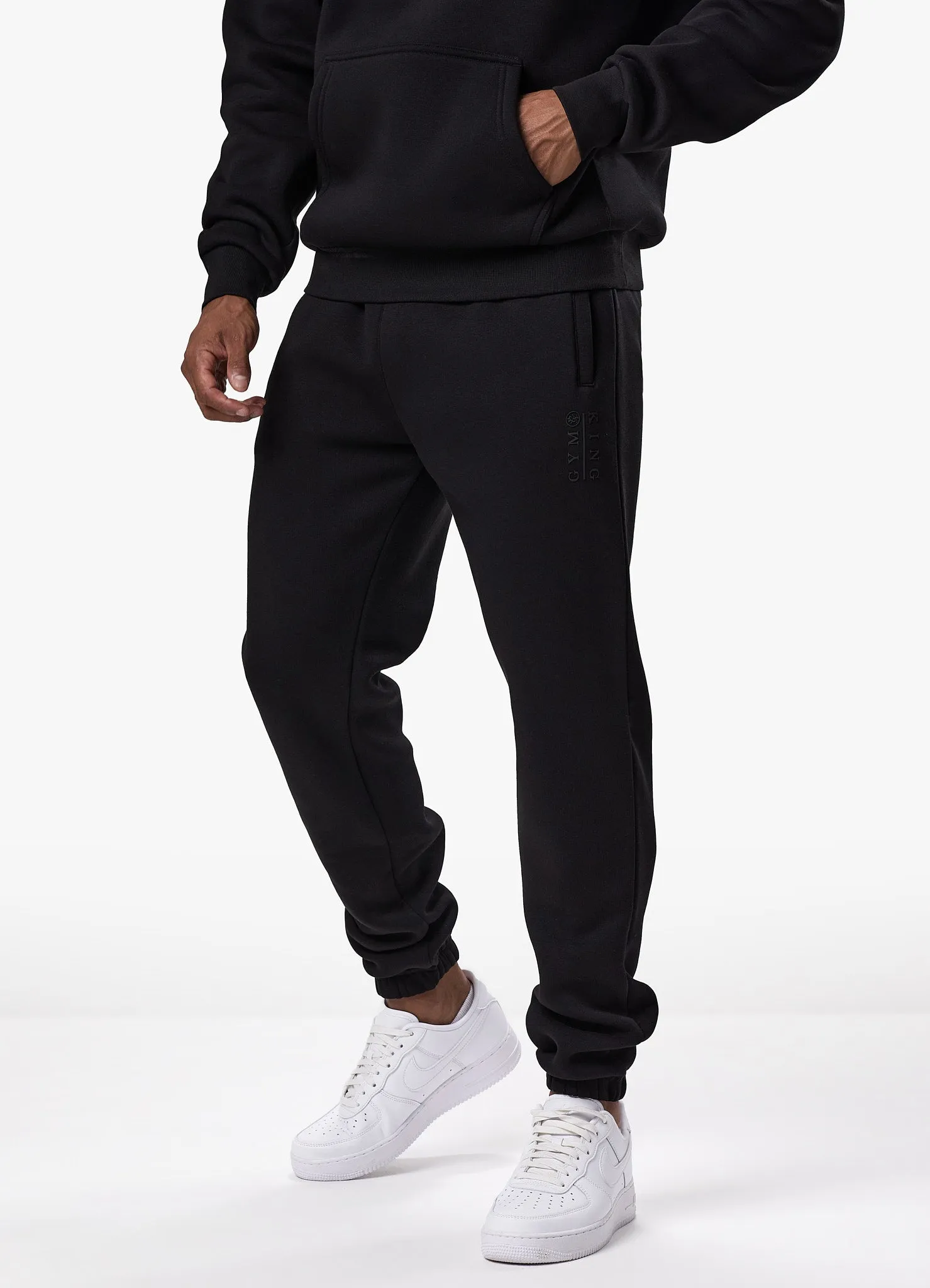 Gym King Division Jogger - Black sold by The Gym King