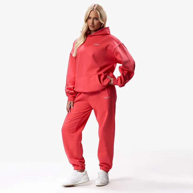Gym King Established Hood Tracksuit - Coral Red sold by The Gym King product image thumbnail 2