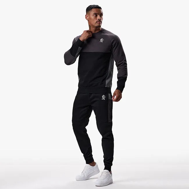 Gym King Minefield Crew Tracksuit - Black sold by The Gym King product image thumbnail 2