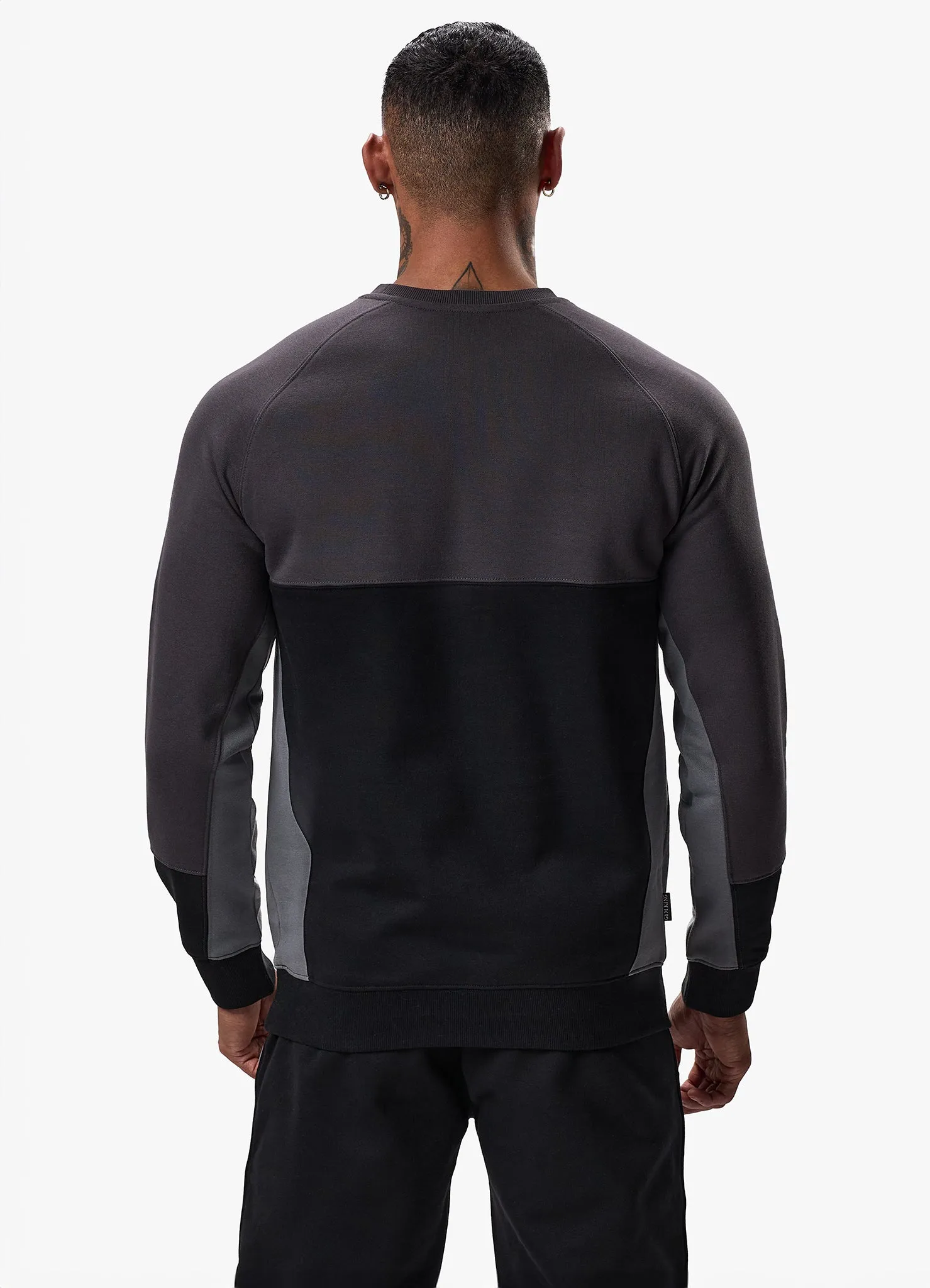 Gym King Minefield Crew Tracksuit - Black sold by The Gym King product image thumbnail 5