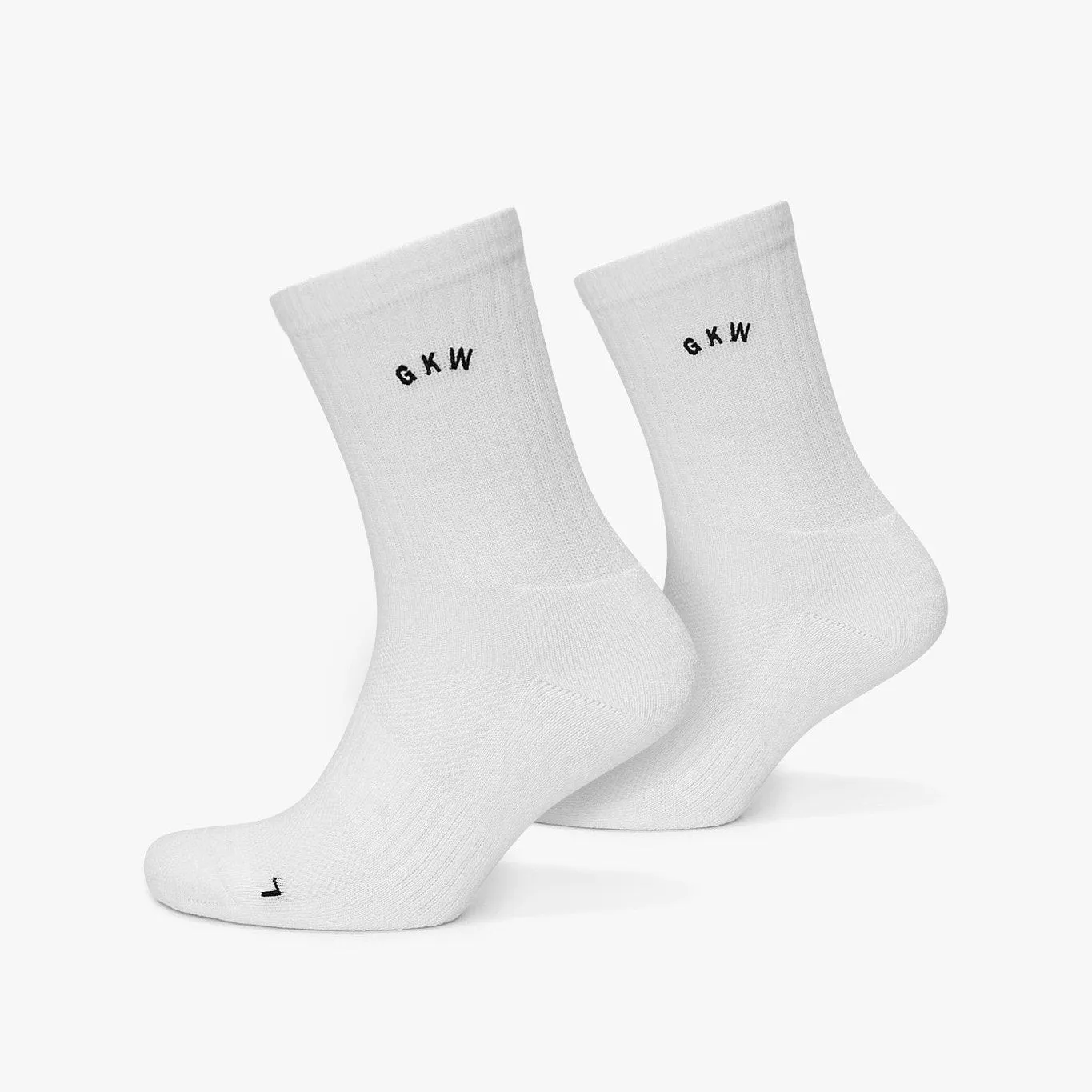 Gym King GKW Sock (2pk) - White sold by The Gym King product image thumbnail 2