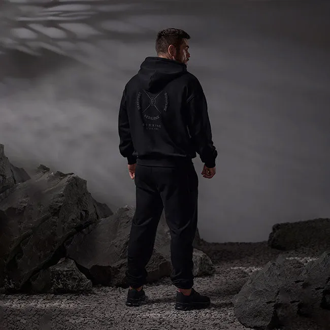 Gym King Compass Hood Tracksuit - Black sold by The Gym King product image thumbnail 2