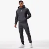 Gym King Pro Logo Fleece Hood Tracksuit - Onyx Grey sold by The Gym King