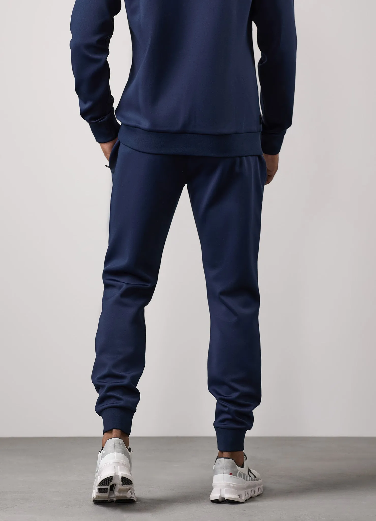 Gym King Poly Tracksuit Bottom - Navy sold by The Gym King product image thumbnail 3