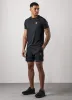 Gym King Debossed Short - Black/Gold sold by The Gym King