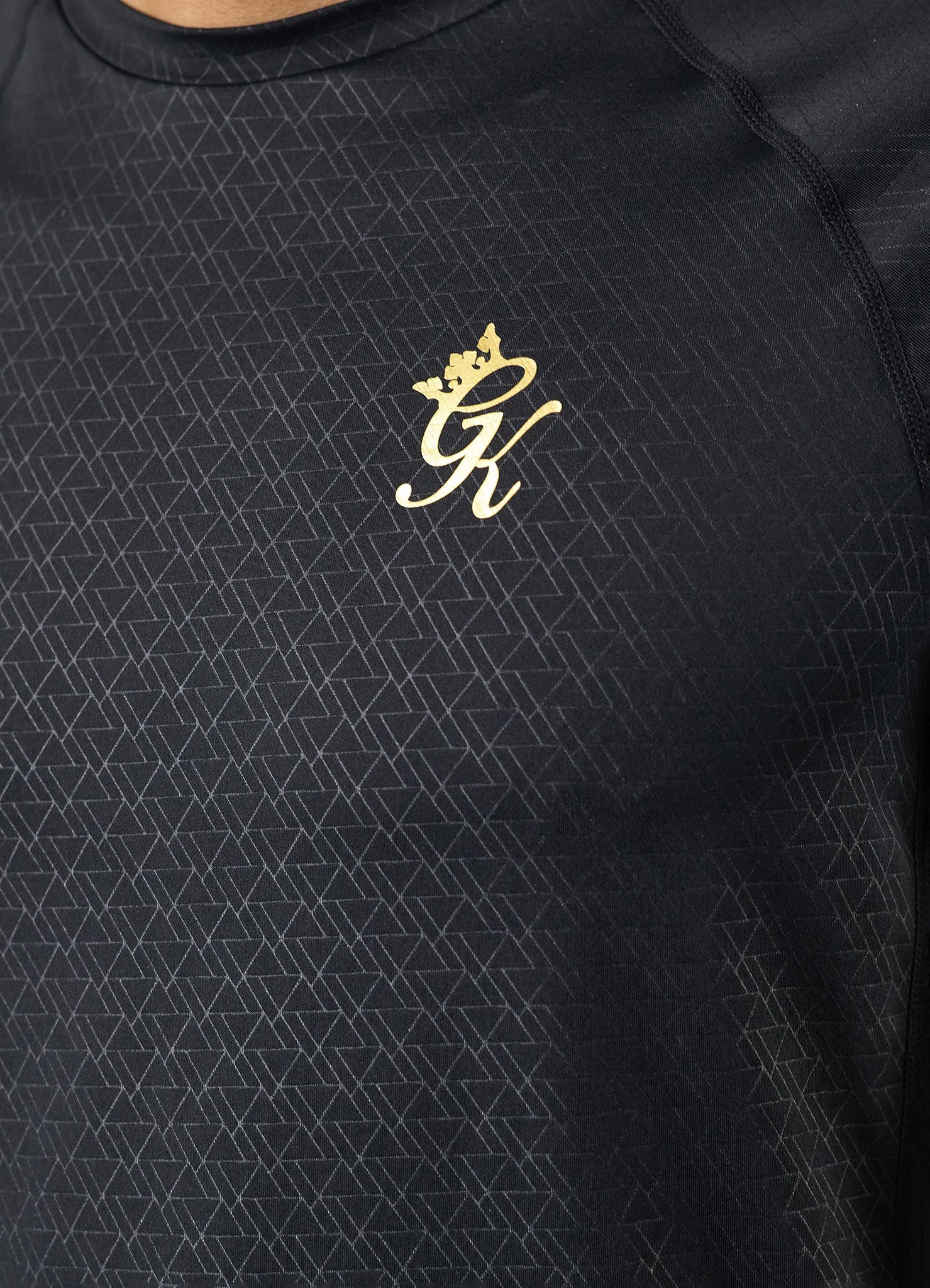 Gym King Debossed Tee - Black/Gold sold by The Gym King product image thumbnail 5