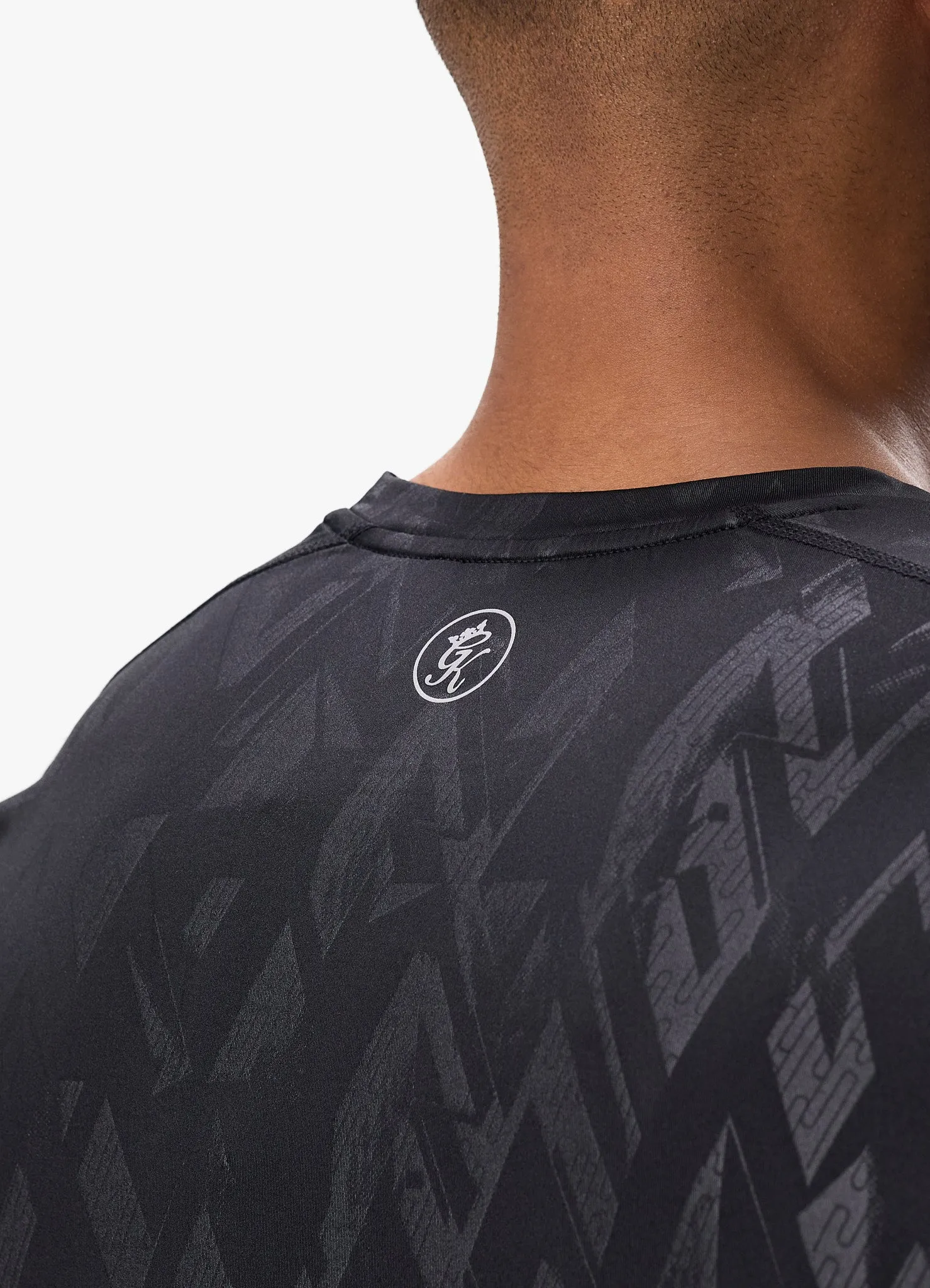 Gym King Debossed Peak Tee - Black sold by The Gym King product image thumbnail 5