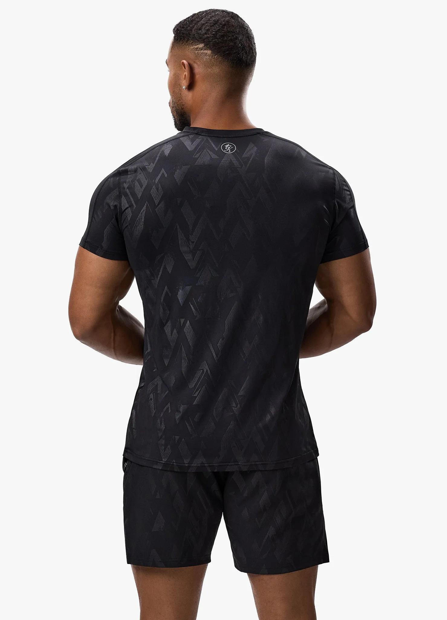 Gym King Debossed Peak Tee - Black sold by The Gym King product image thumbnail 3
