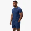 Gym King Debossed Peak Tee - Deep Cobalt sold by The Gym King