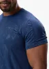 Gym King Debossed Peak Tee - Deep Cobalt sold by The Gym King