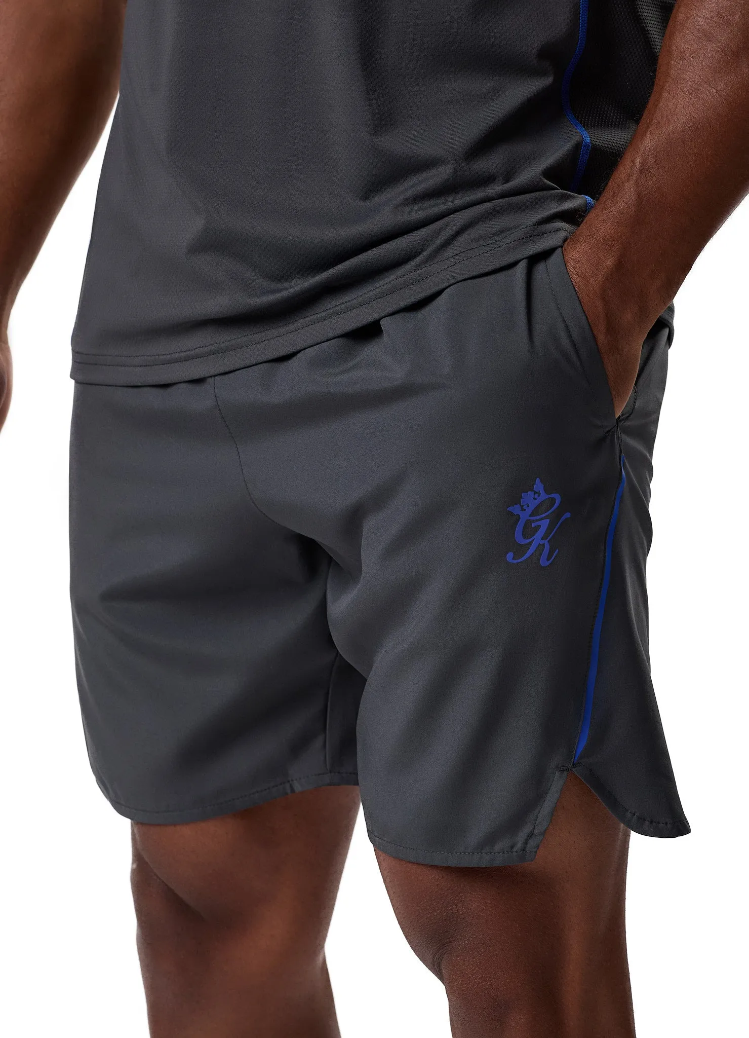 Gym King Flex Short - Oyster Grey sold by The Gym King product image thumbnail 4