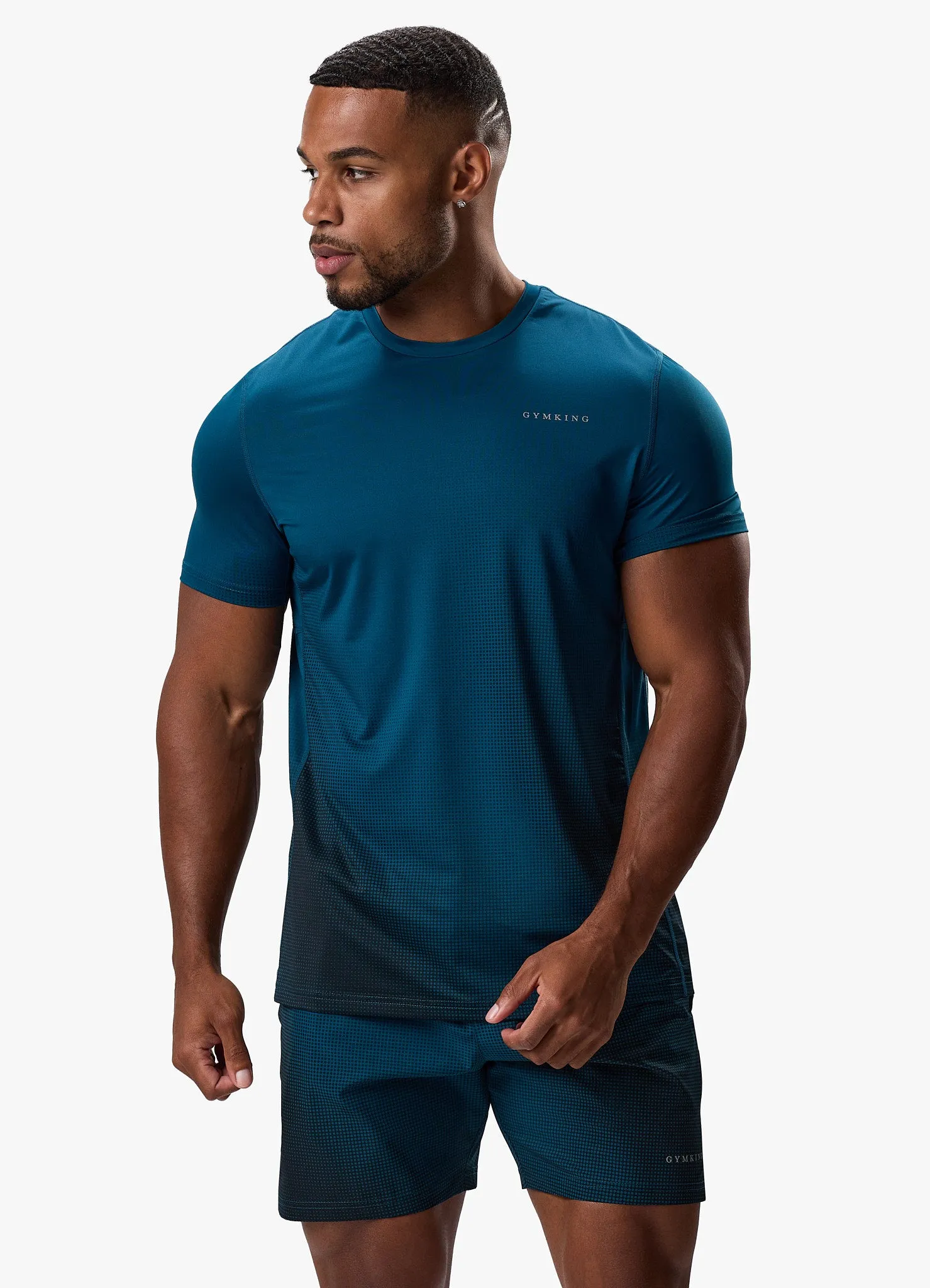Gym King Elite Tee - Teal sold by The Gym King product image thumbnail 5