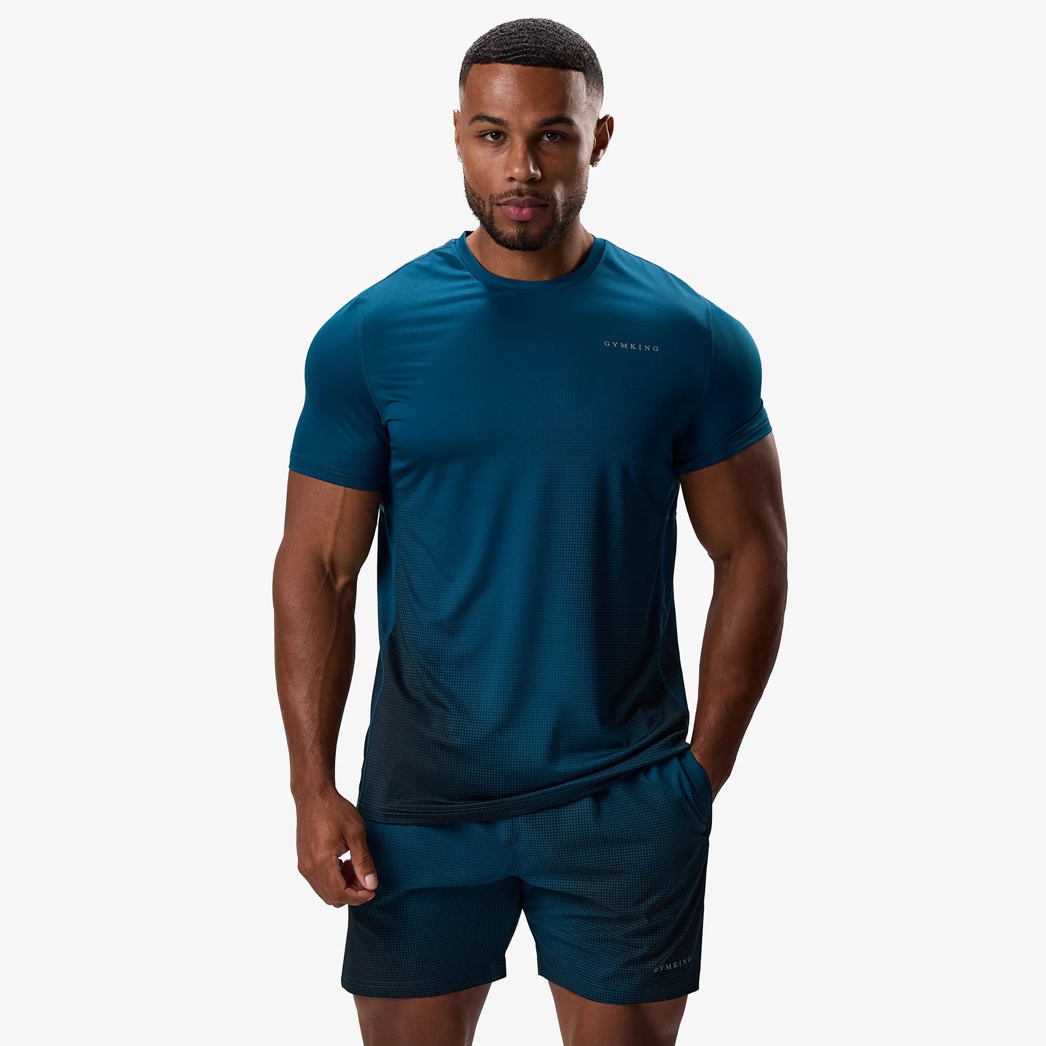 Gym King Elite Tee - Teal sold by The Gym King product image thumbnail 2