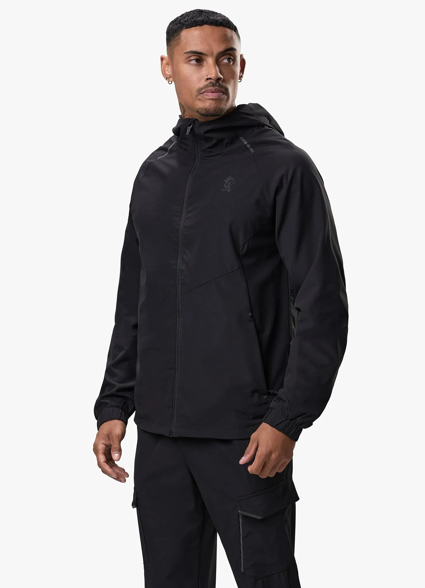 Gym King Elite Ripstop Tracksuit Top - Black sold by The Gym King