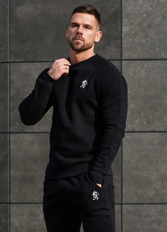 Gym King Elevate Crew - Black sold by The Gym King