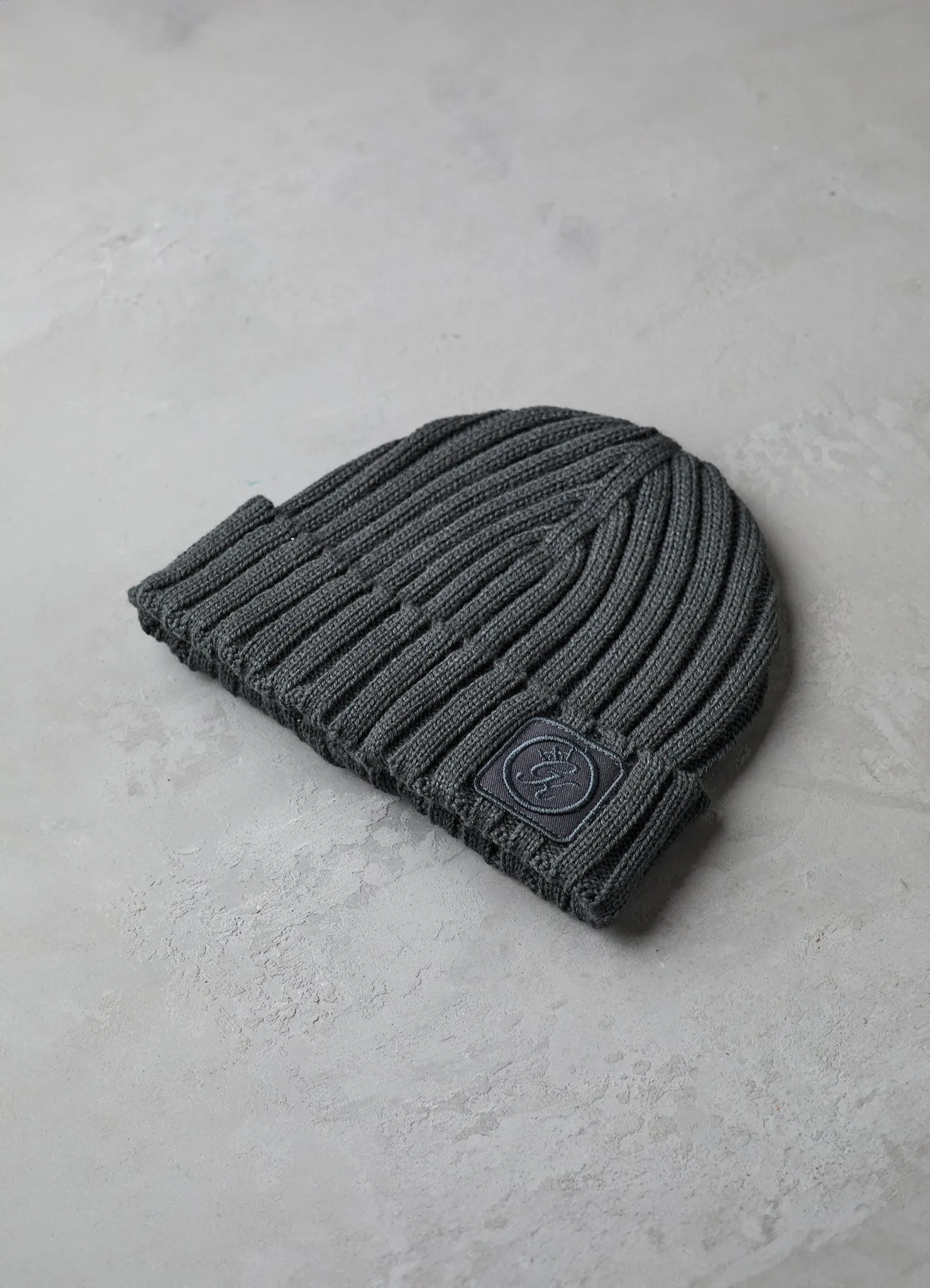 Gym King Rib Knit Beanie - Grey sold by The Gym King product image thumbnail 3