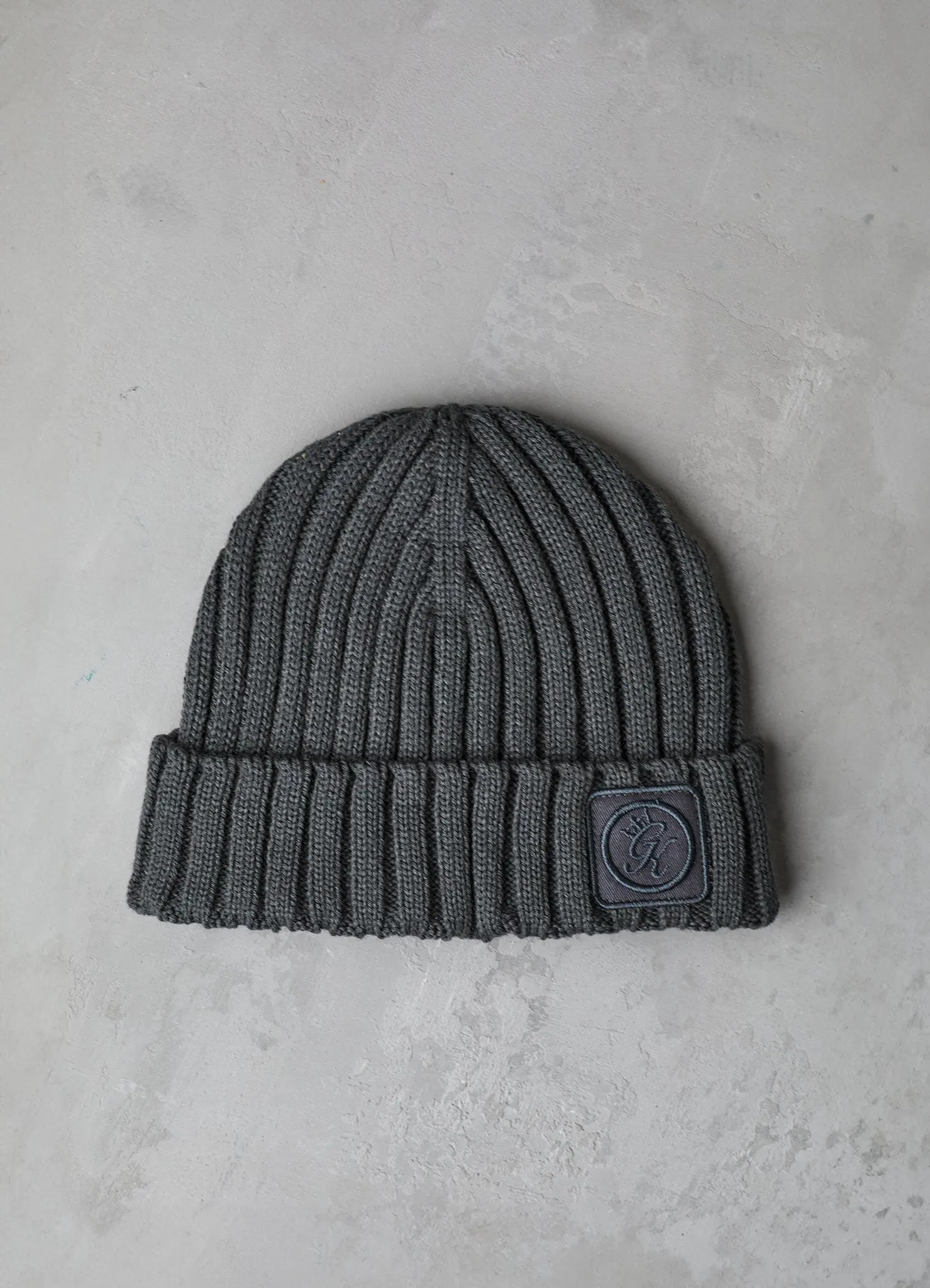 Gym King Rib Knit Beanie - Grey sold by The Gym King