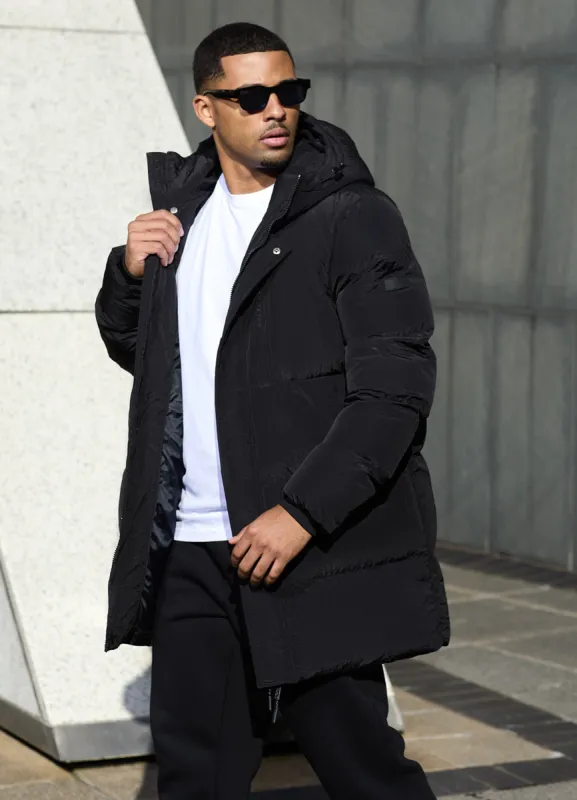 Gym King Elevate Puffer Jacket - Black sold by The Gym King
