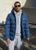Gym King Limit Puffer Jacket - Navy sold by The Gym King