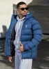 Gym King Limit Puffer Jacket - Navy sold by The Gym King