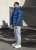 Gym King Limit Puffer Jacket - Navy sold by The Gym King