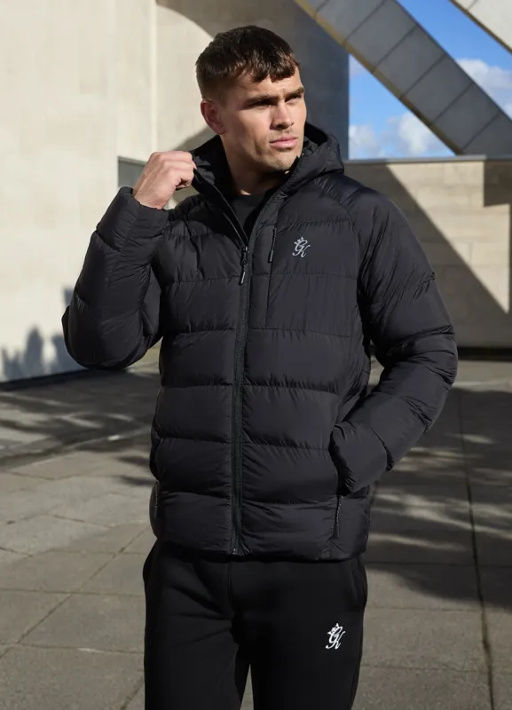 Gym King Limit Puffer Jacket - Black sold by The Gym King