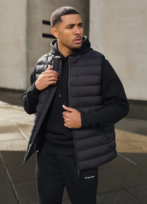 Gym King Limit Gilet - Black sold by The Gym King